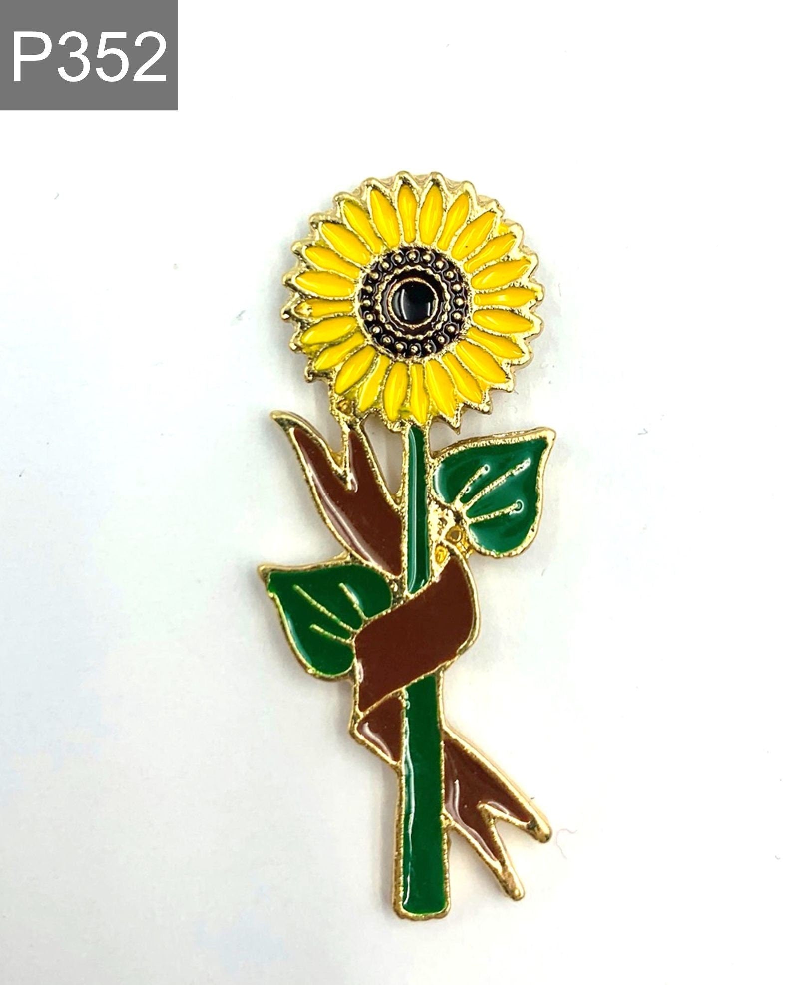 Sunflower Enamel Pin