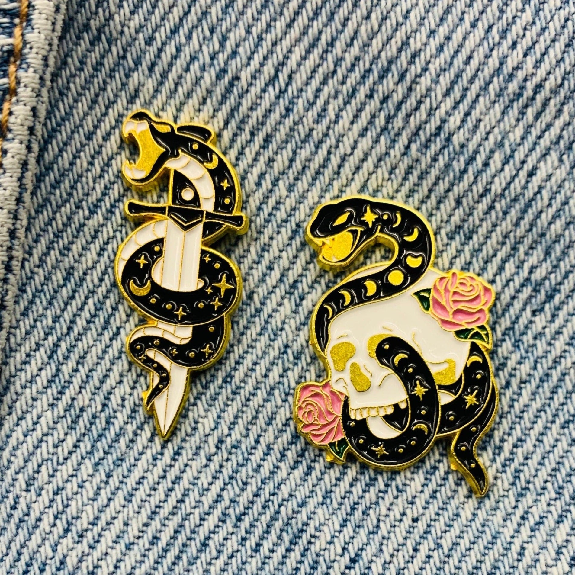 Mystic snake Enamel Pins