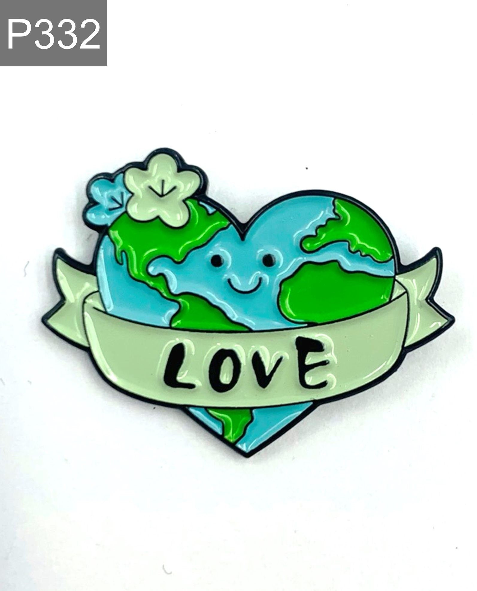 Love earth Enamel Pin