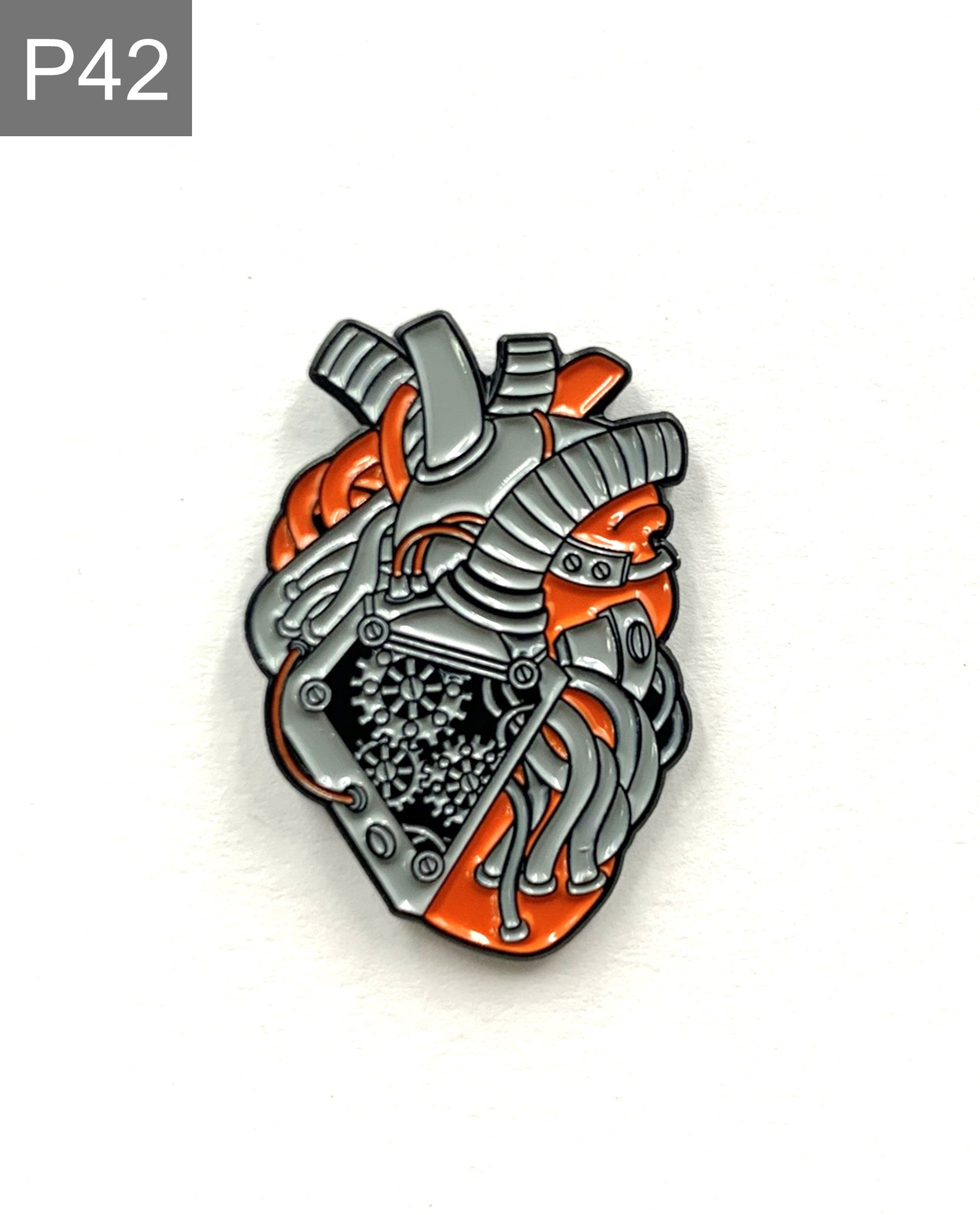 Horror heart Enamel Pin