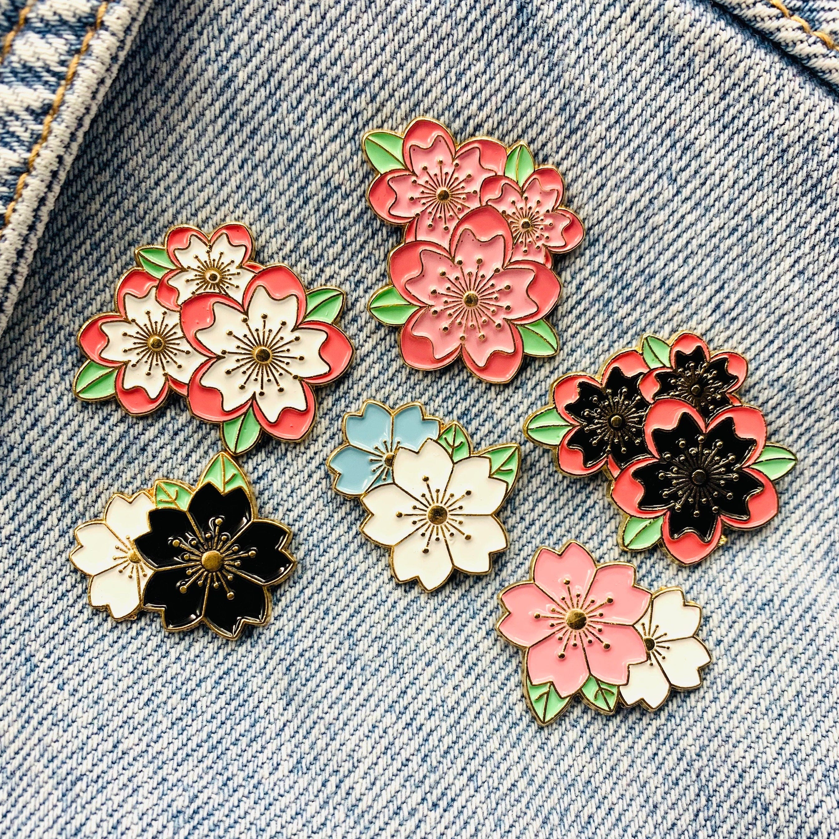 Flower Emaille Pins