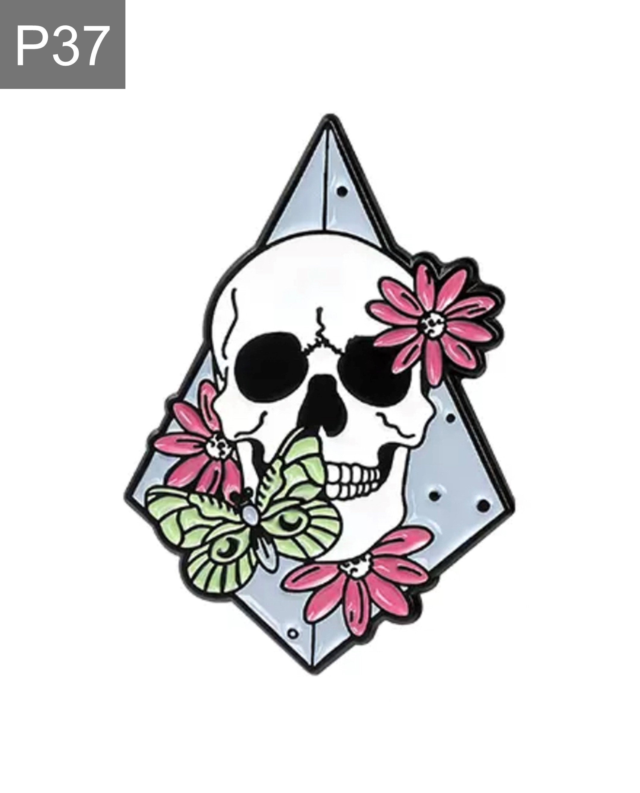 Skull Enamel Pin