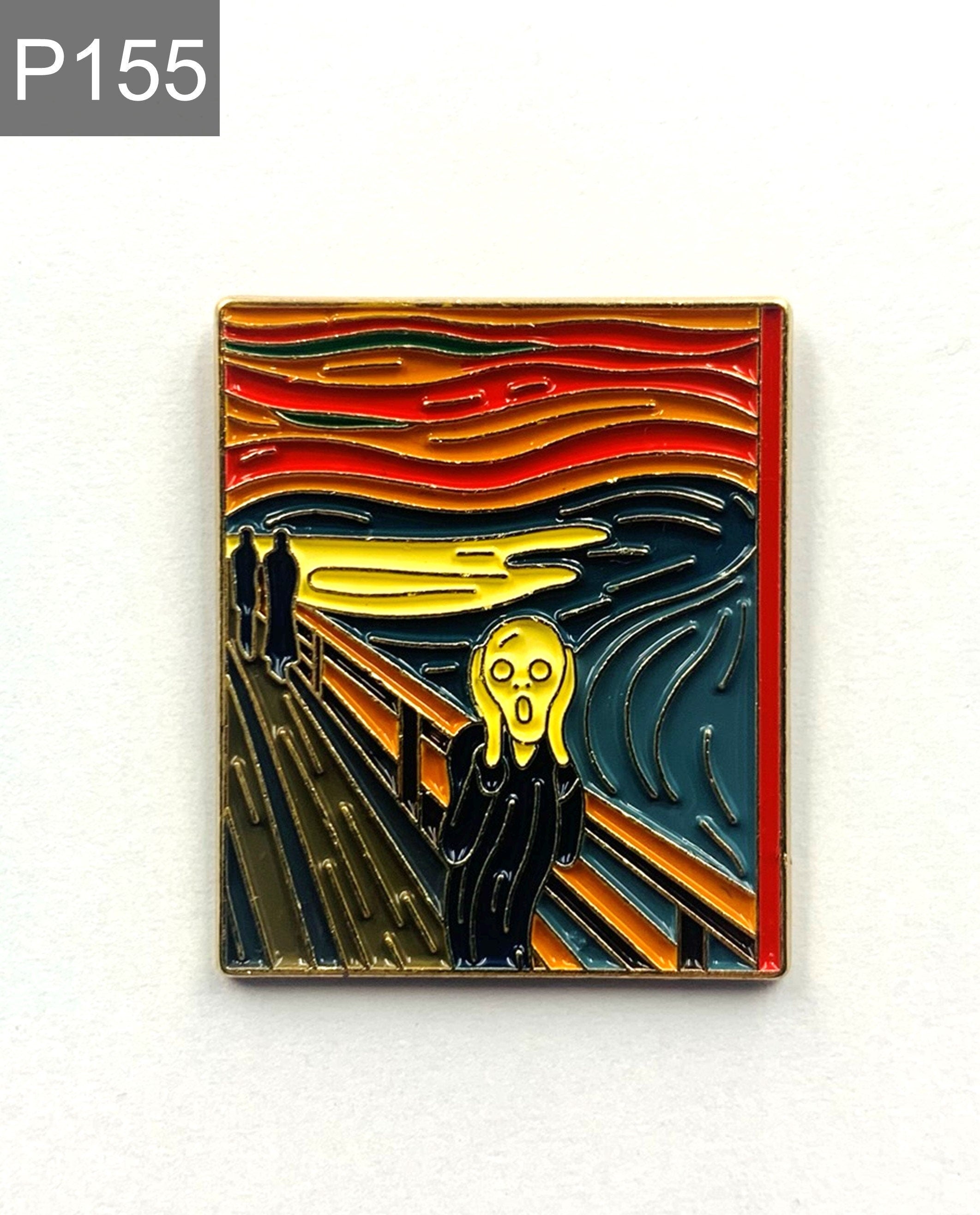 Edvard Munch Scream Emaille Pin