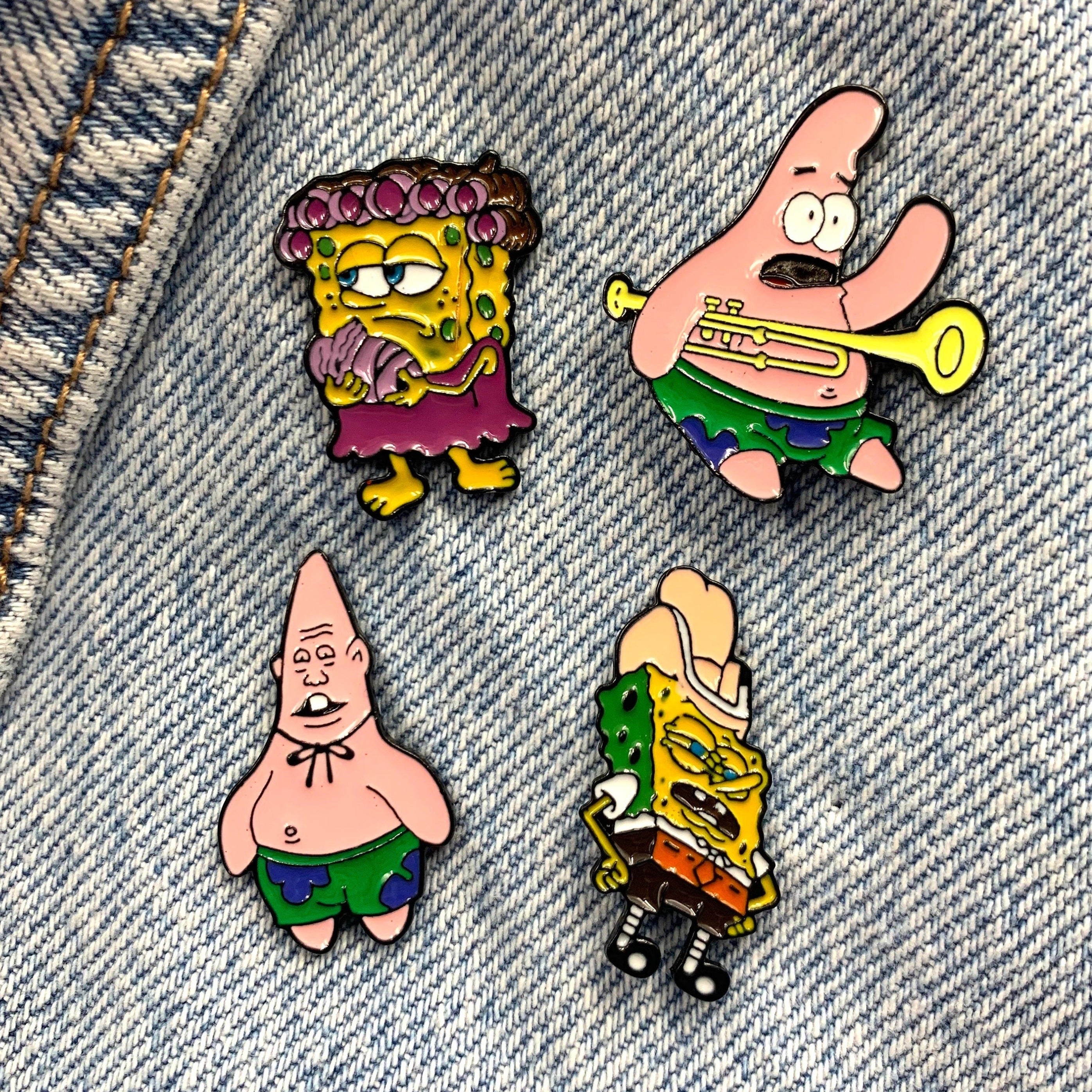 SpongeBob Patrick Emaille Pin