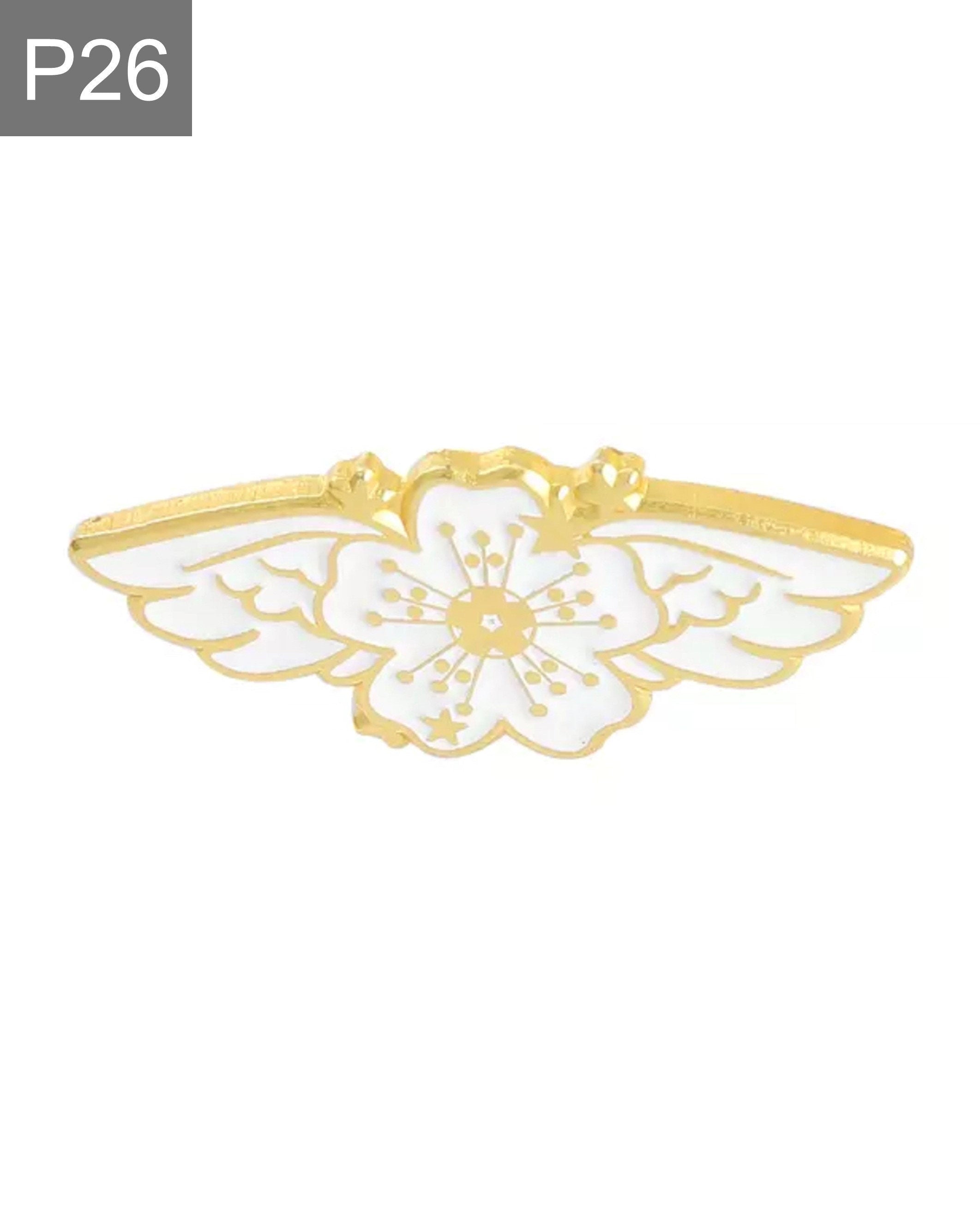 Flowers with wings Enamel Pin