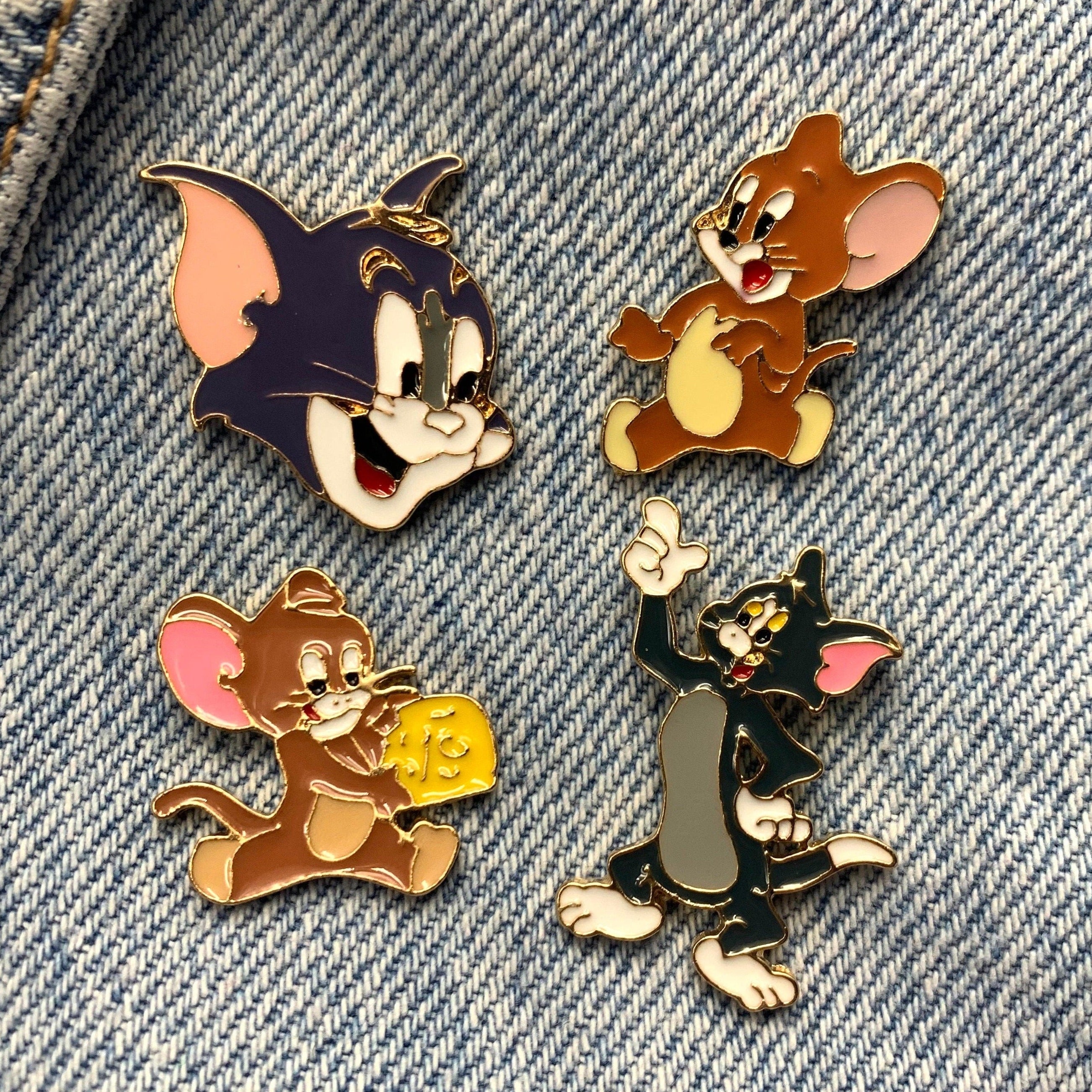 Tom und Jerry Emaille Pins