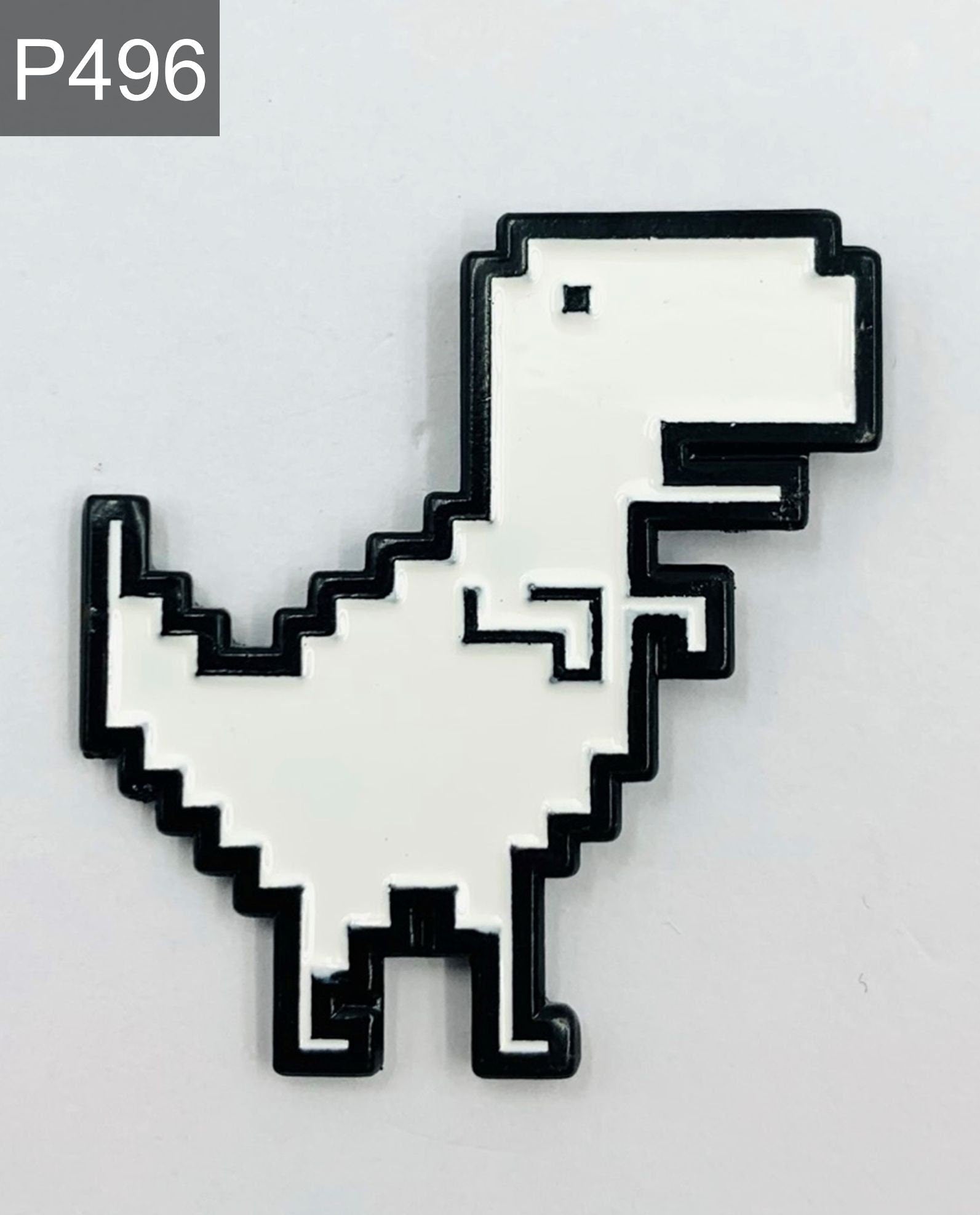 Pixel dinosaurs Enamel Pin