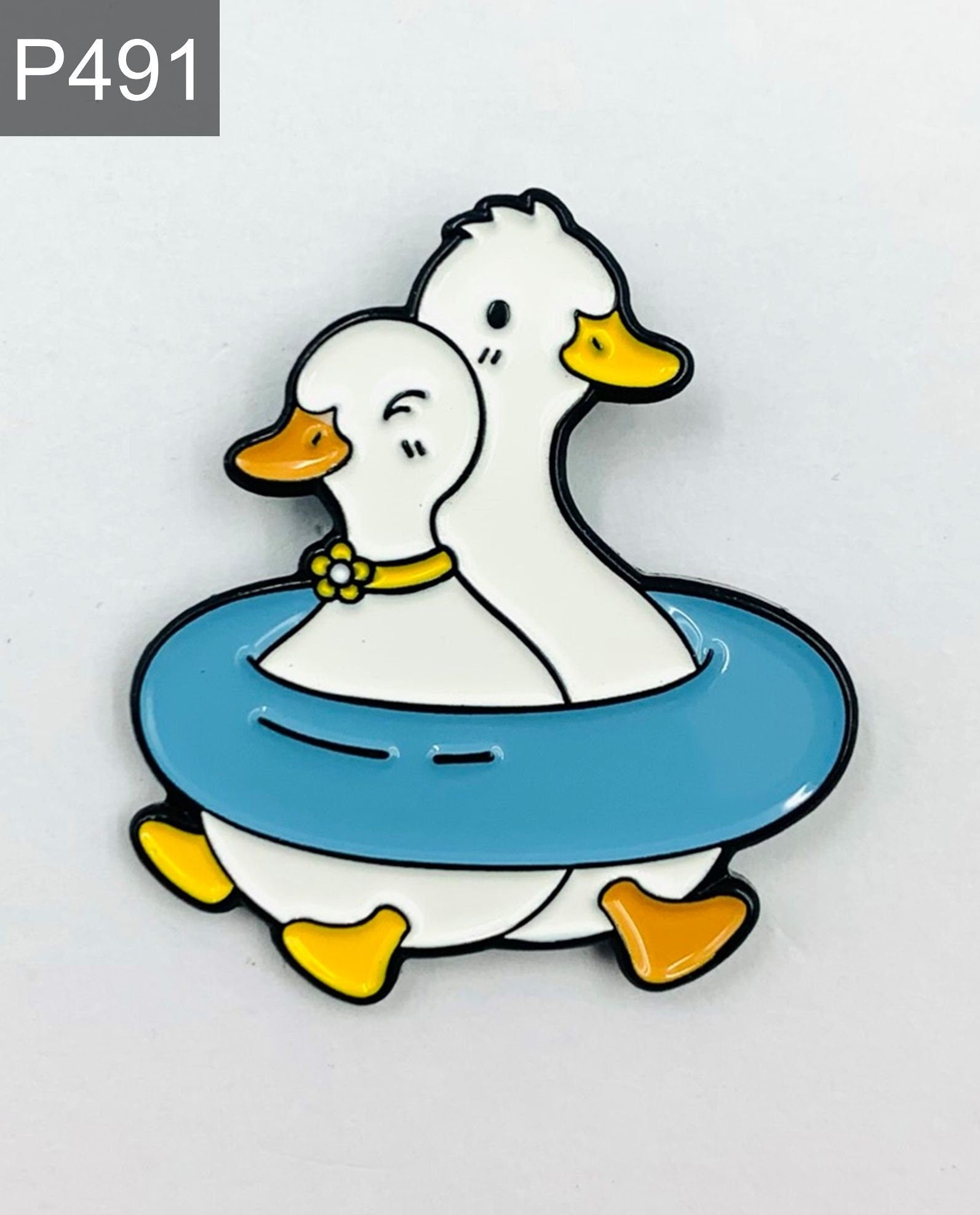 Cute Ducks Geese Enamel Pin