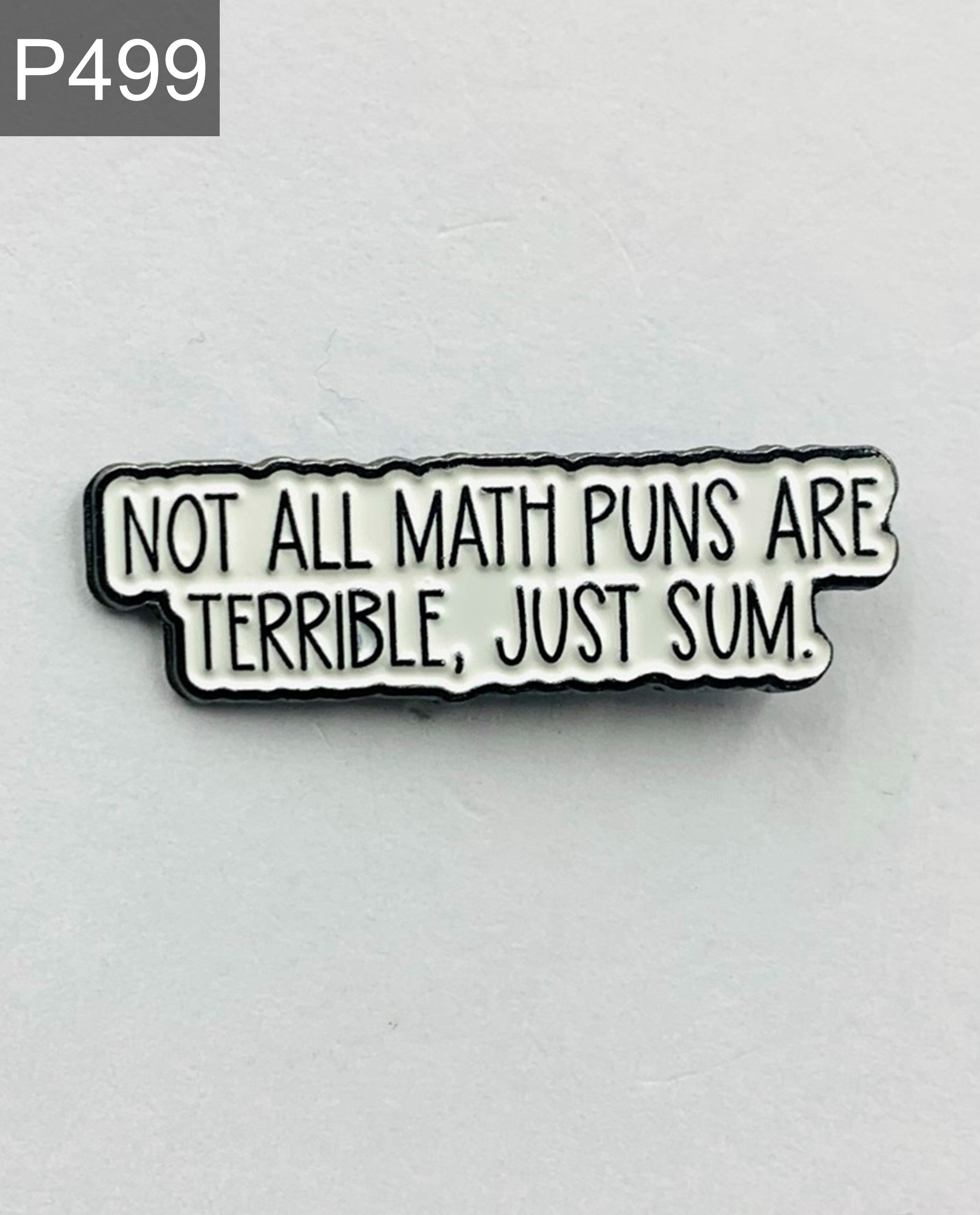 Math Enamel Pin