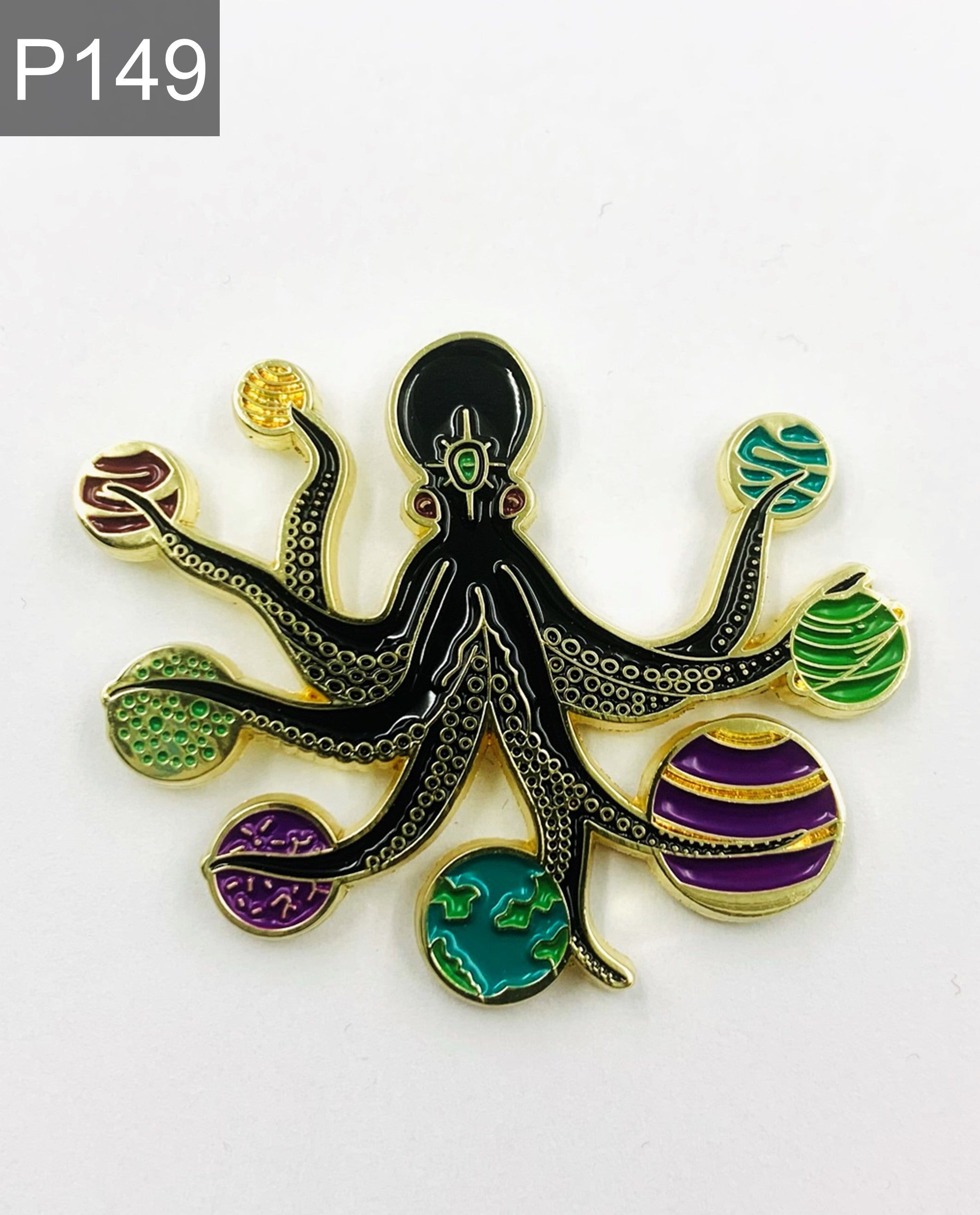 Universe Octopus Enamel Pin