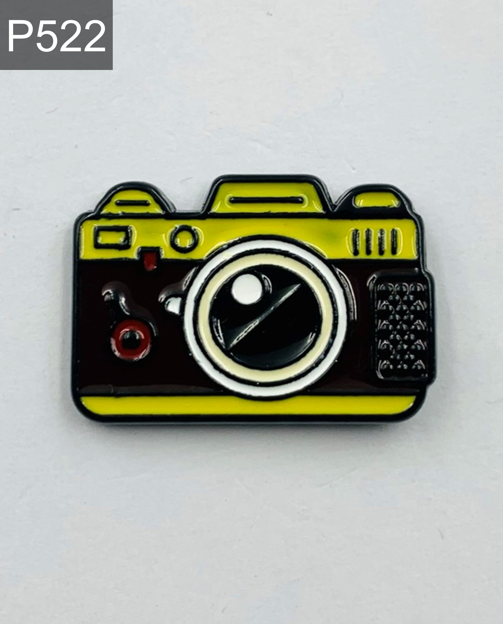 Yellow Camera Enamel Pin