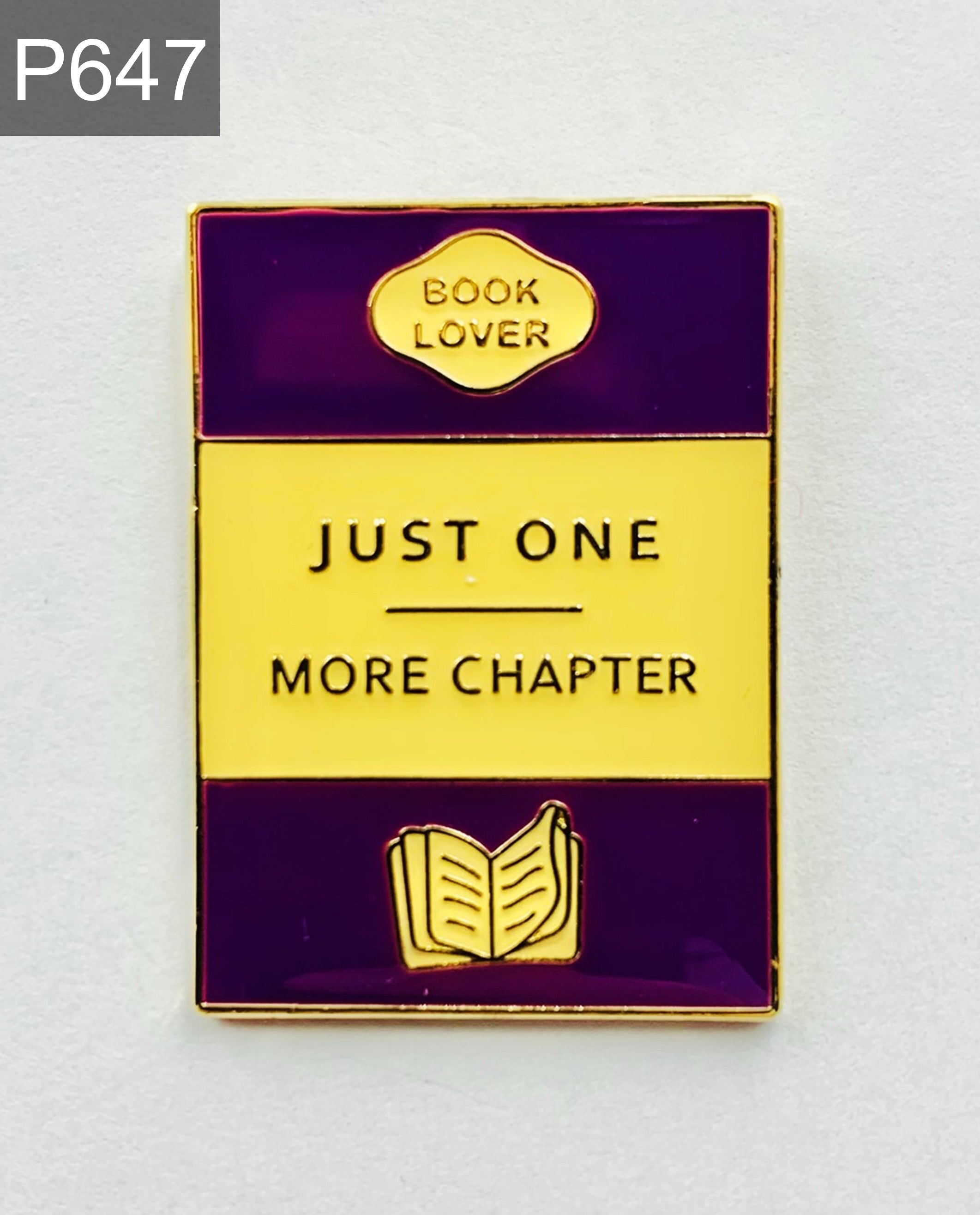 Cute Book Emaille Pins