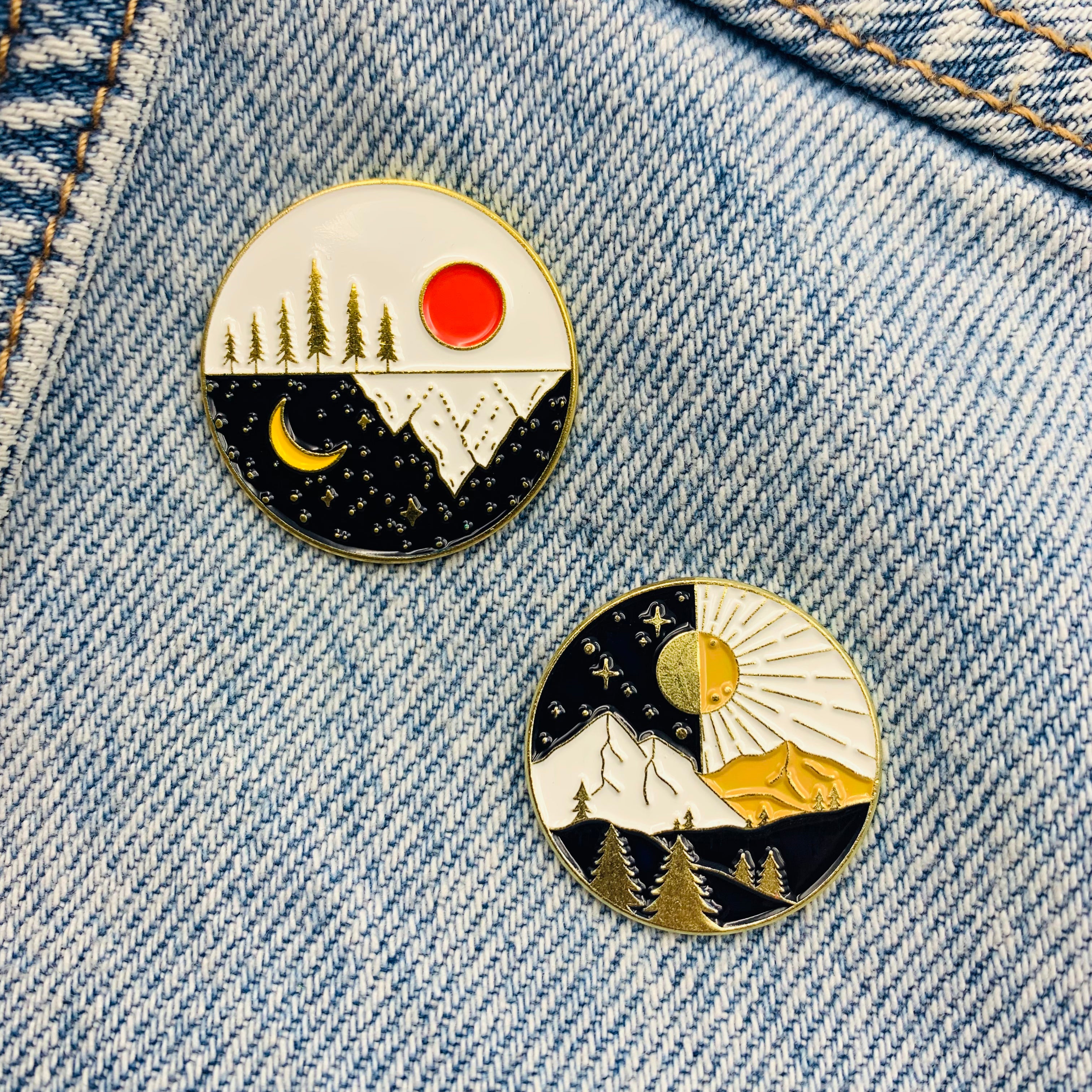 Adventure Emaille Pins