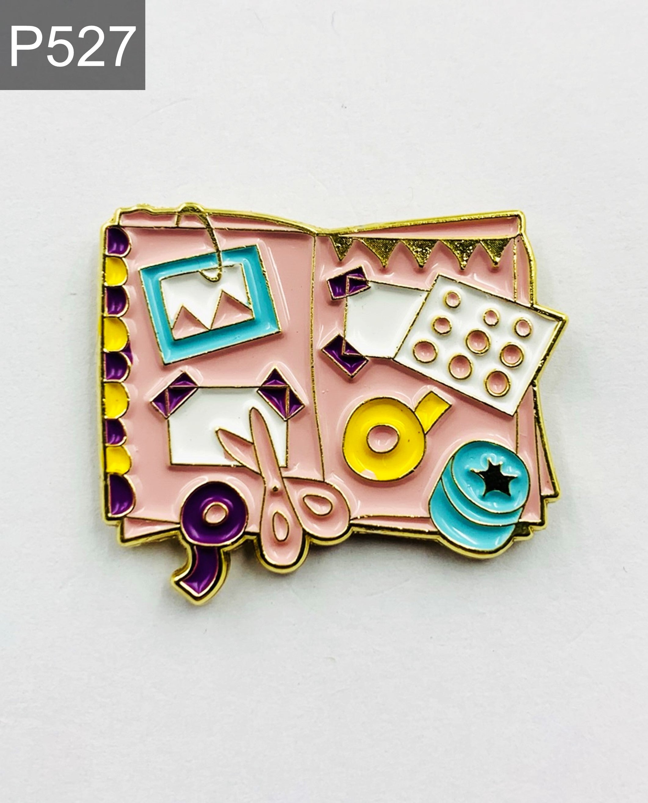 Sewing book Enamel Pin