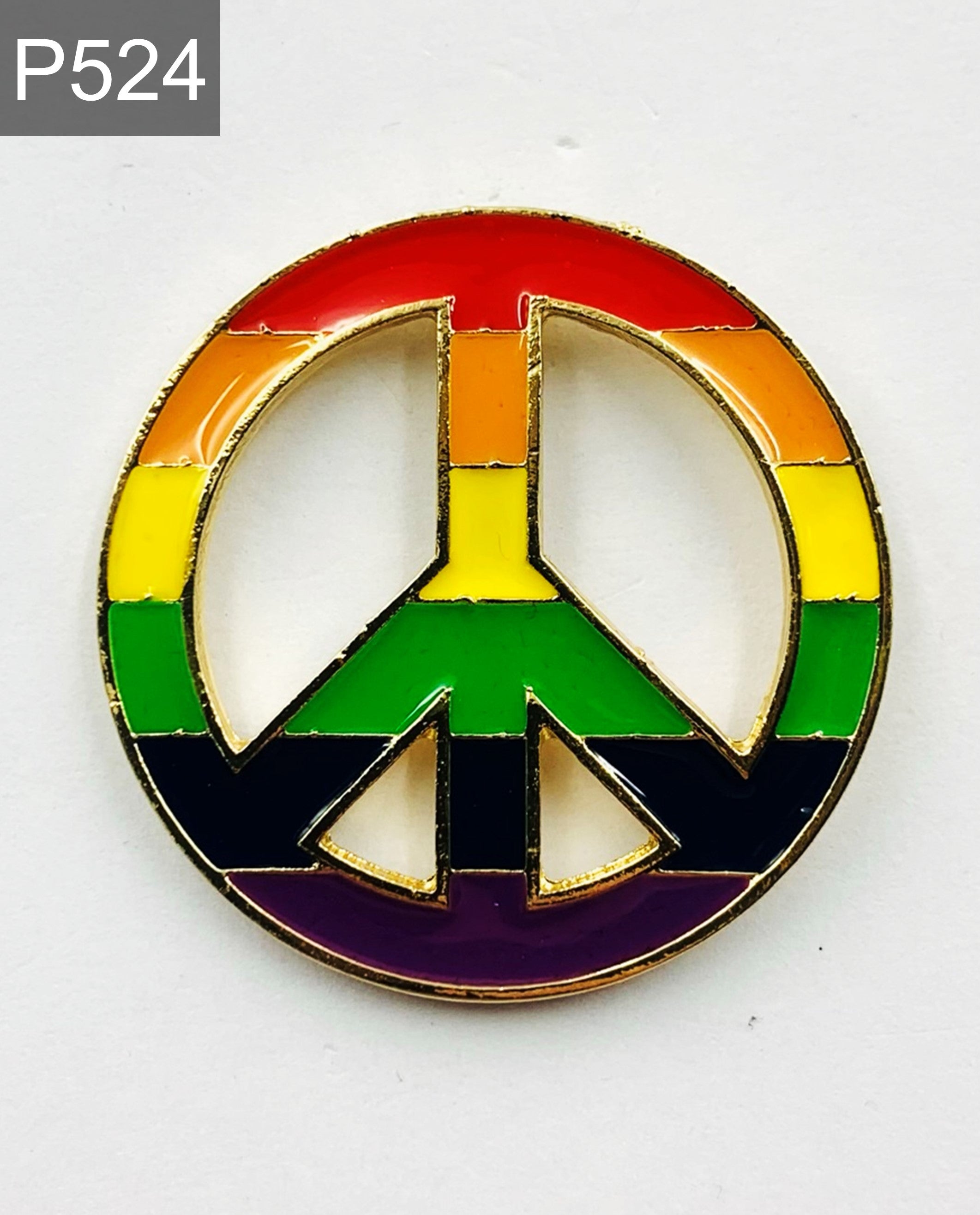 Peace Pride Enamel Pin