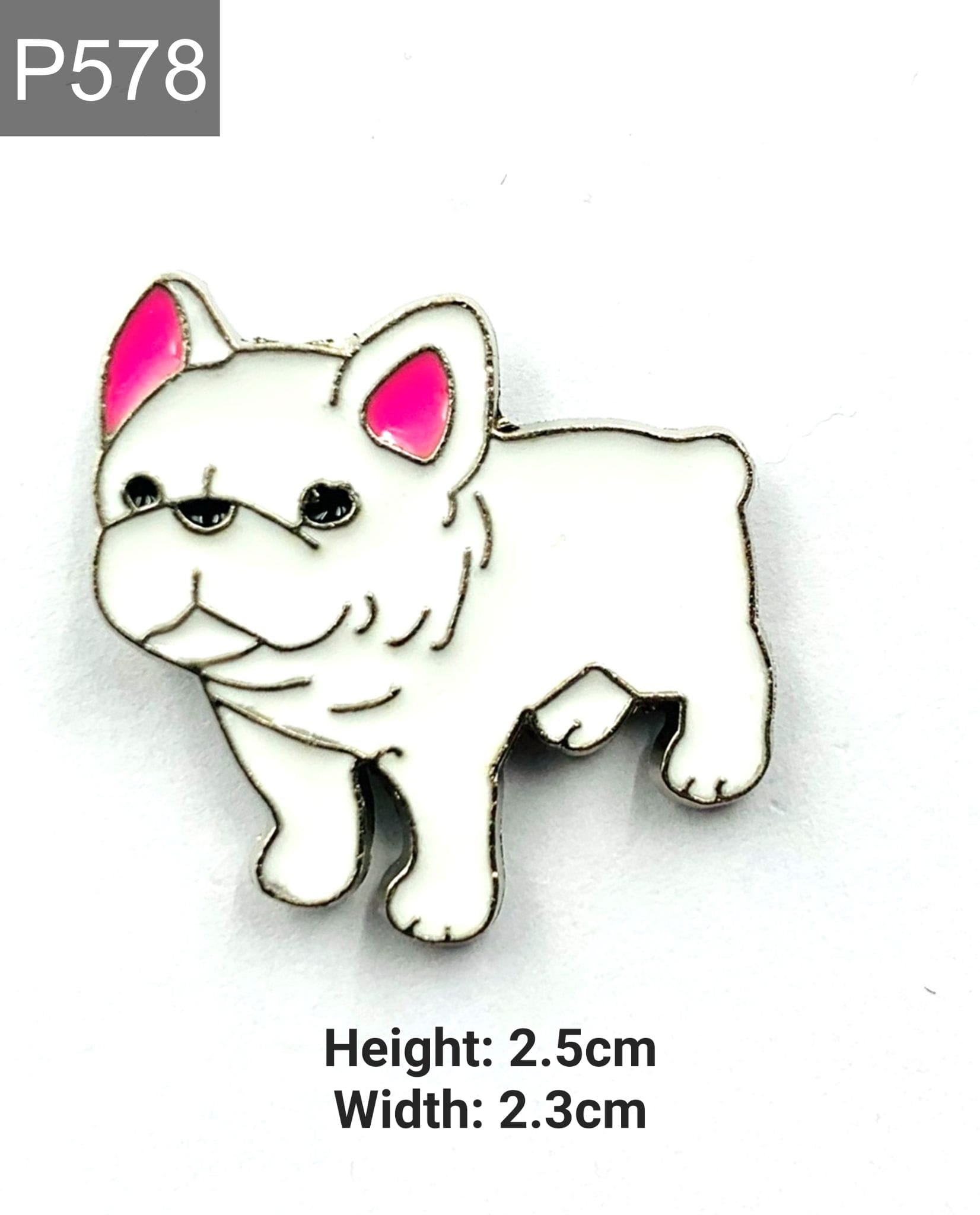 Bulldog Emaille Pins