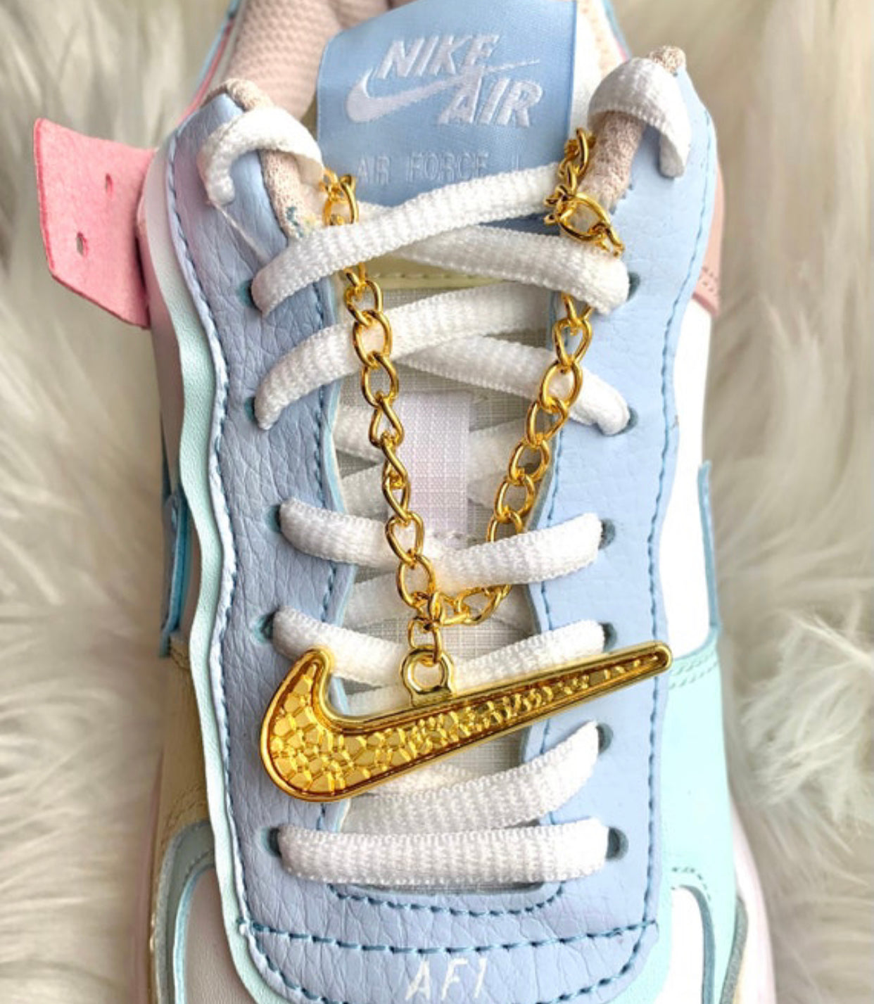 Golden Nike Shoe Chain