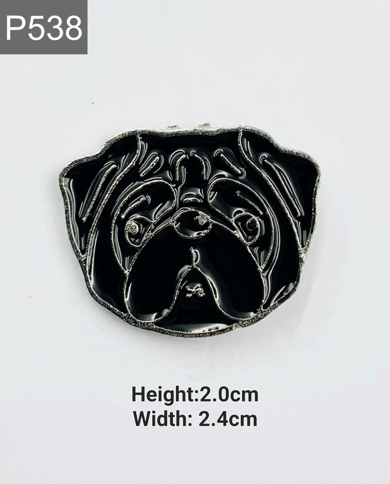 Bulldog Emaille Pins