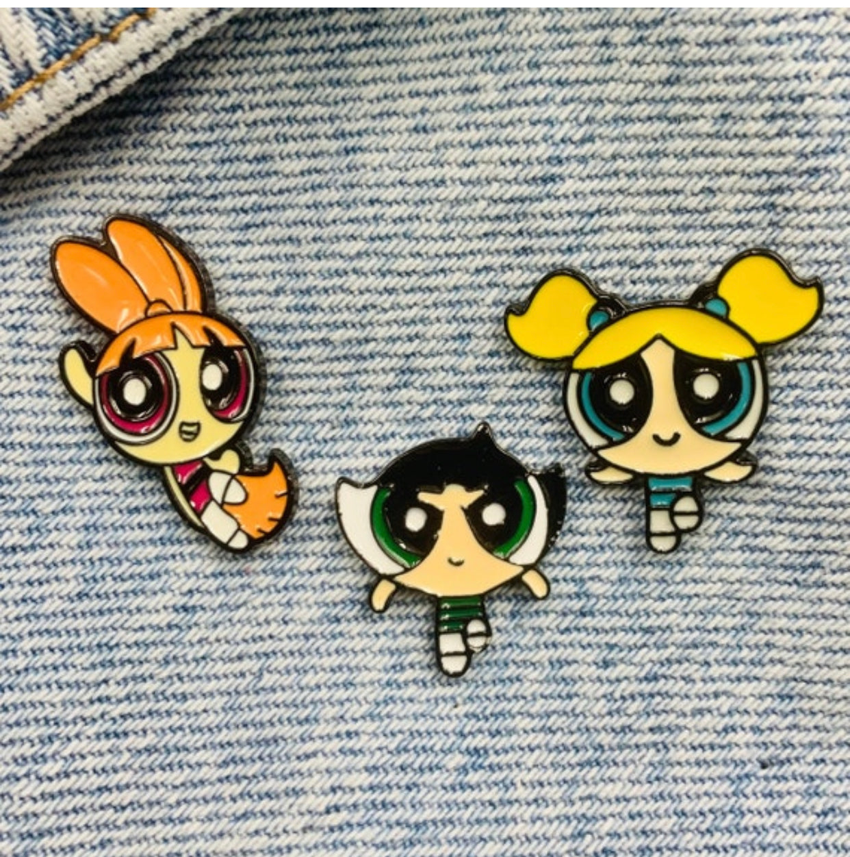 Power Puff Girls Emaille Pins