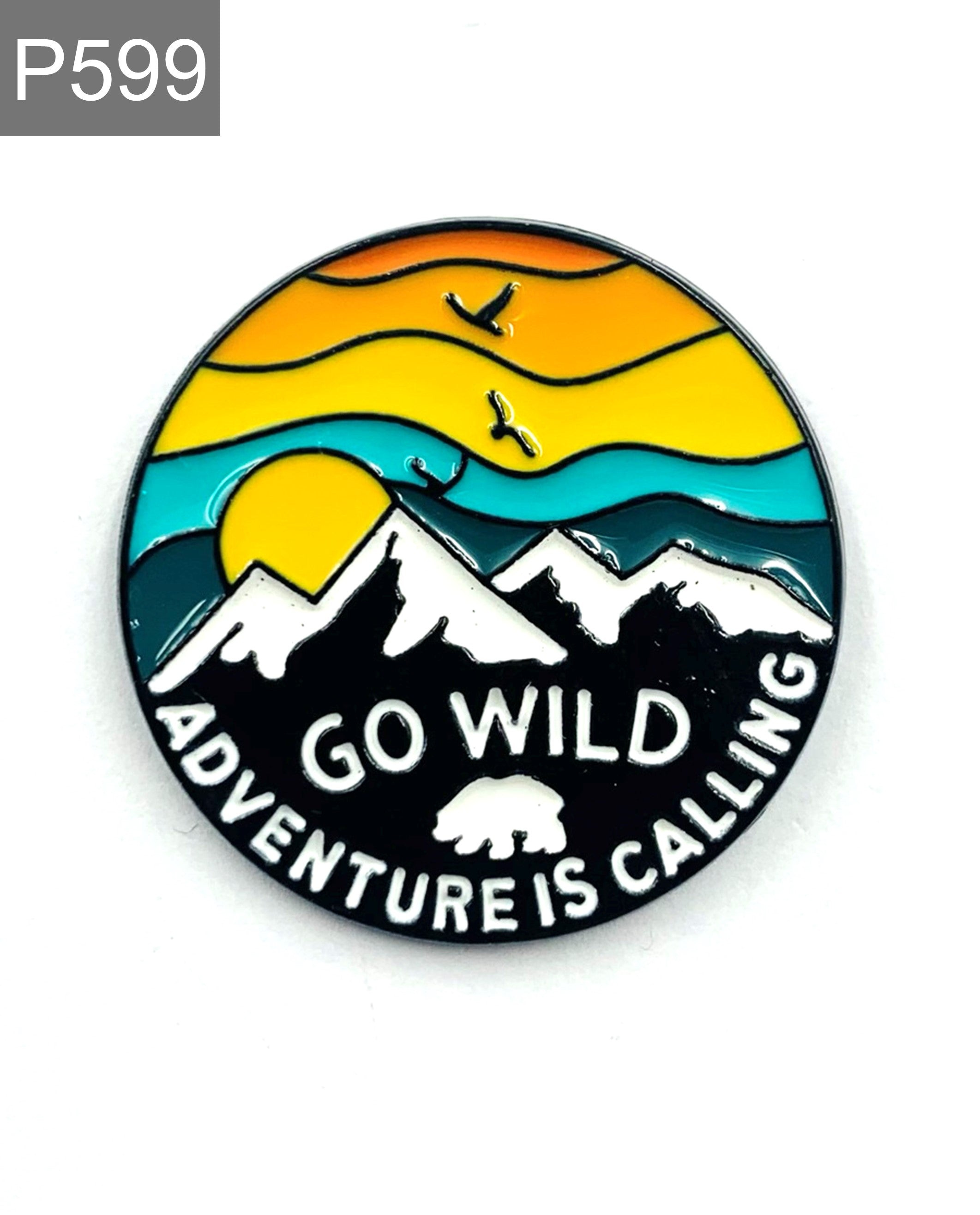 Adventure Emaille Pins