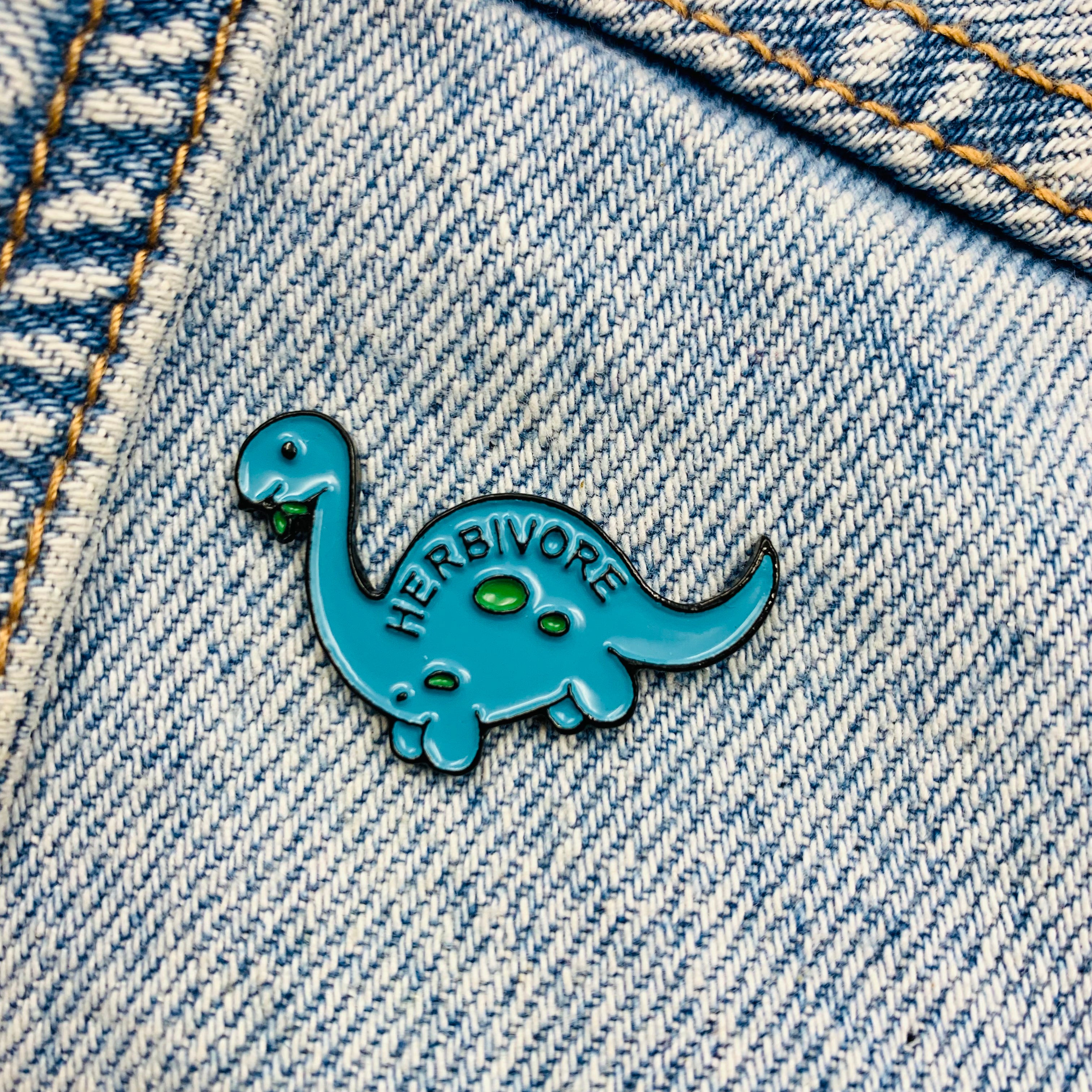 Süße Dinosaurier Emaille Pins