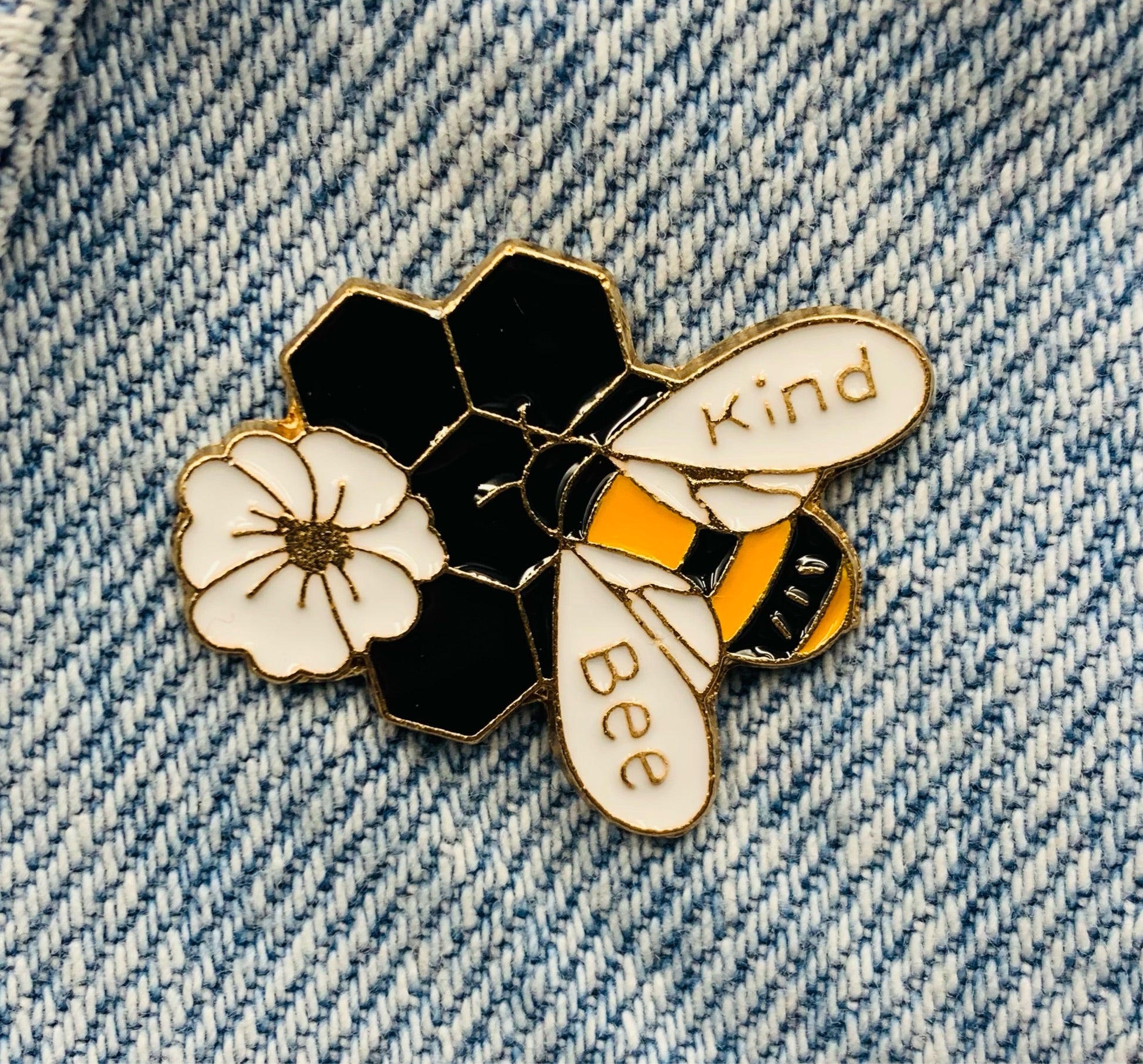 "Bee Kind" Enamel Pin