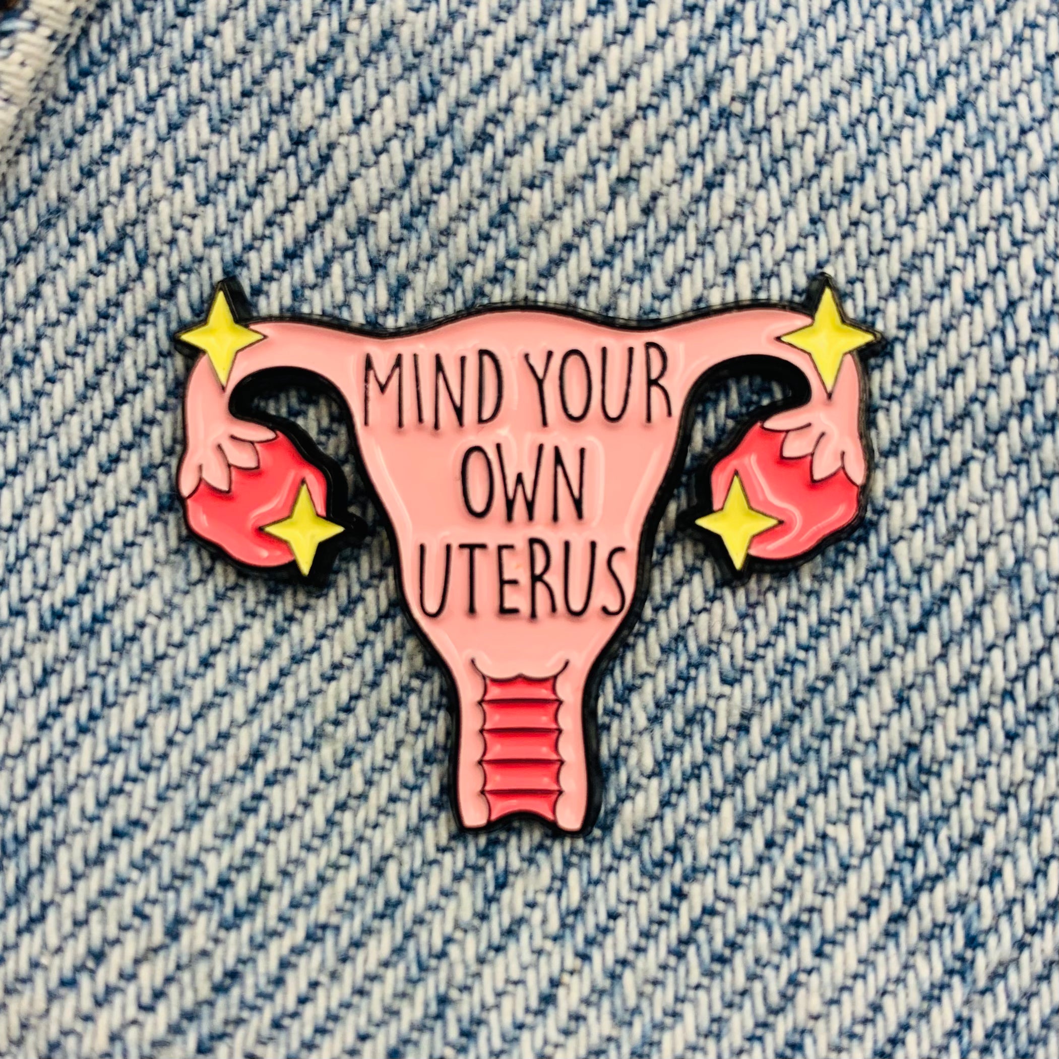 Uterus Enamel Pin