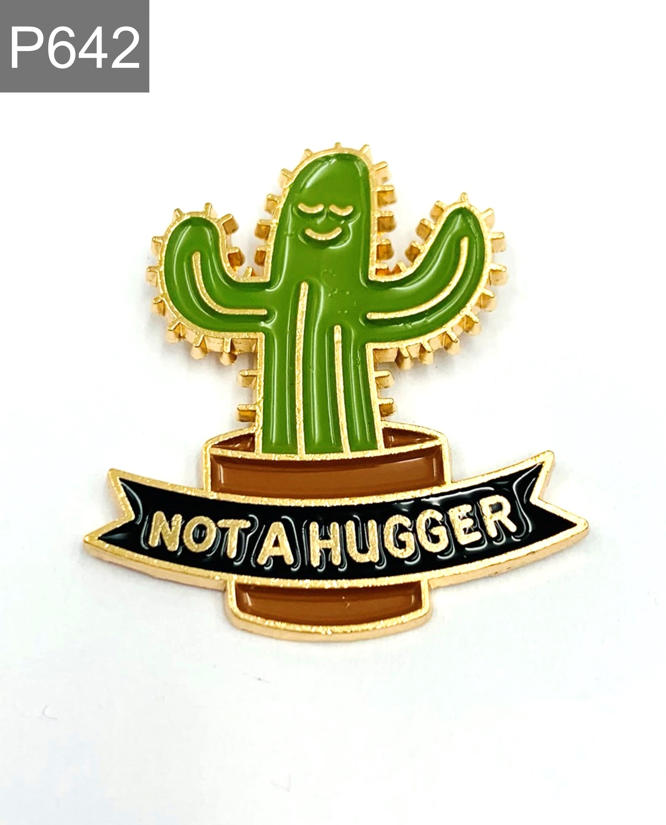 Funny Cactus Emaille Pins