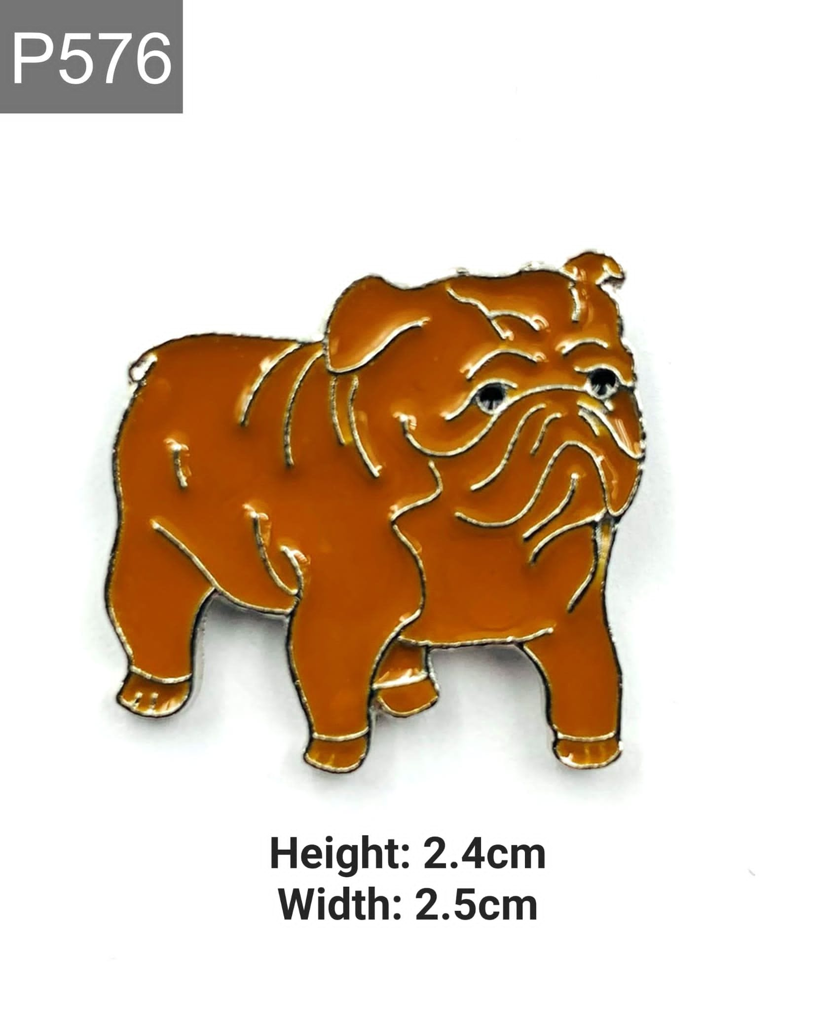 Bulldogge Emaille Pins