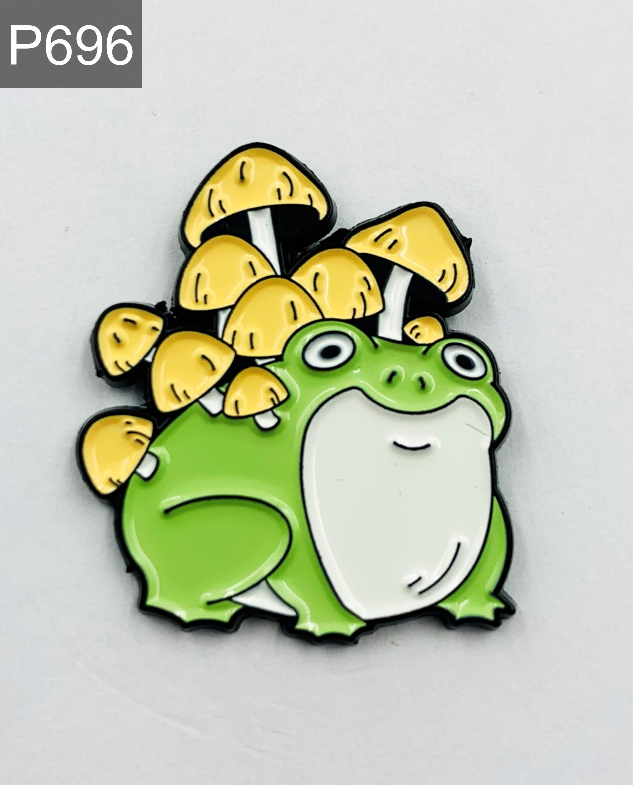 Pilz Frosch Emaille Pin