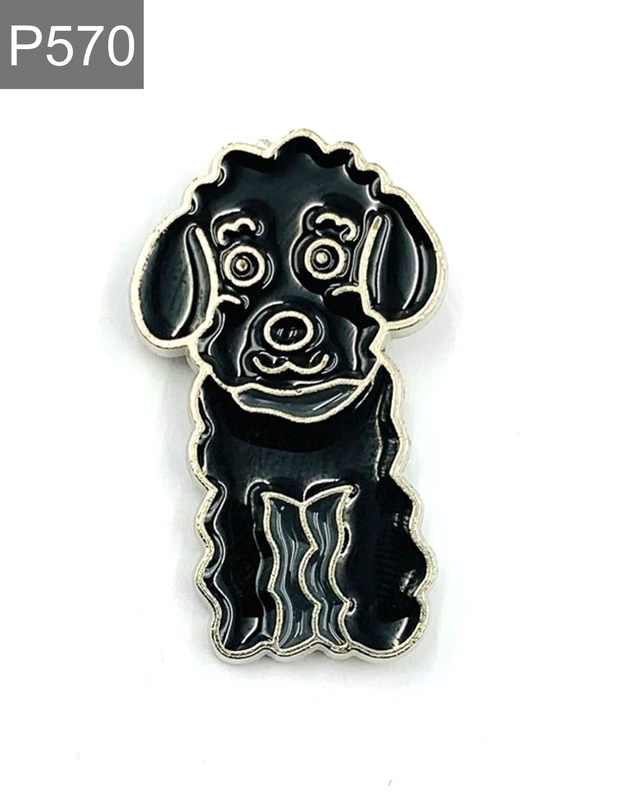 Poodle Emaille Pins