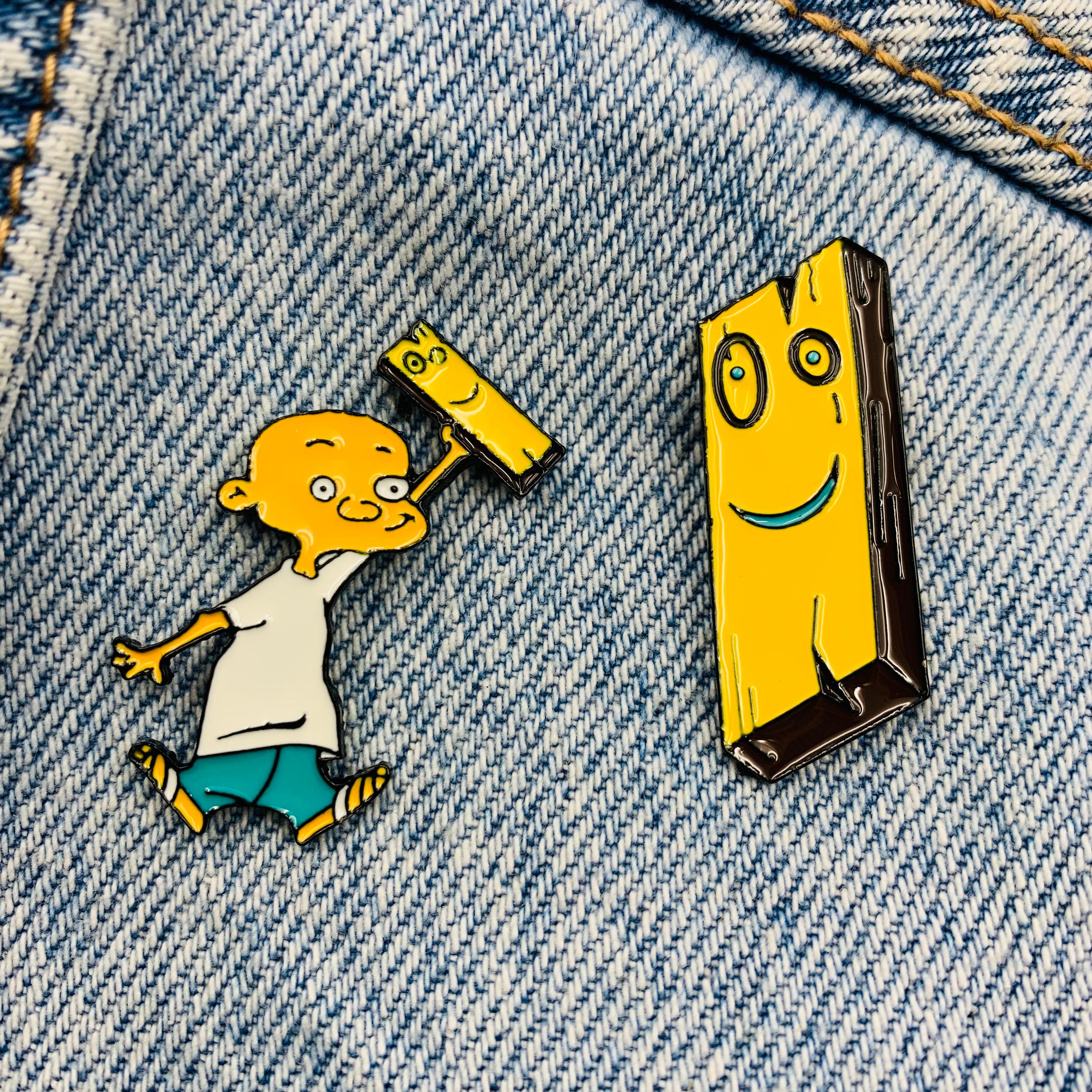 Cartoon Jonny 2x4 Emaille Pins