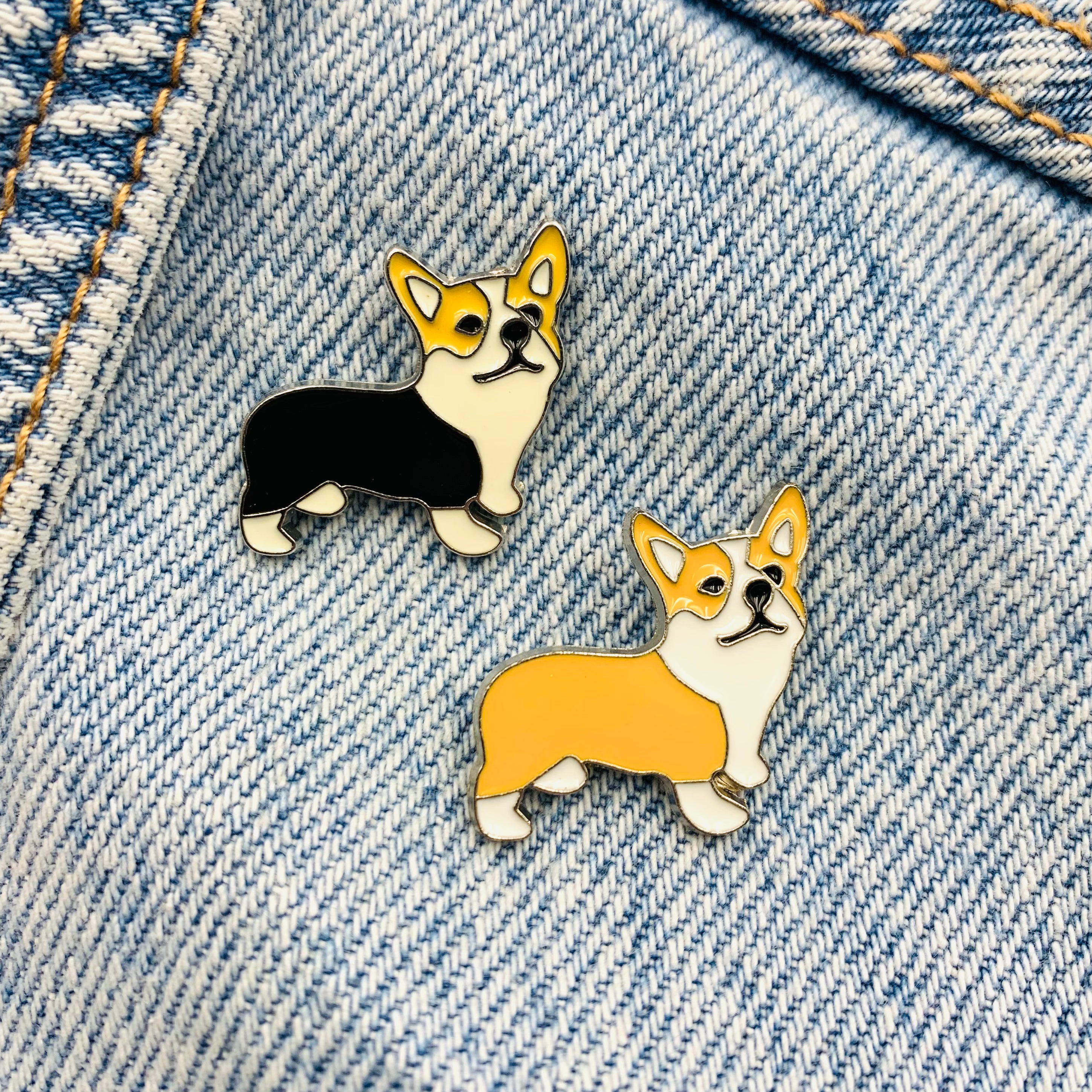 Jack Russell Emaille Pins