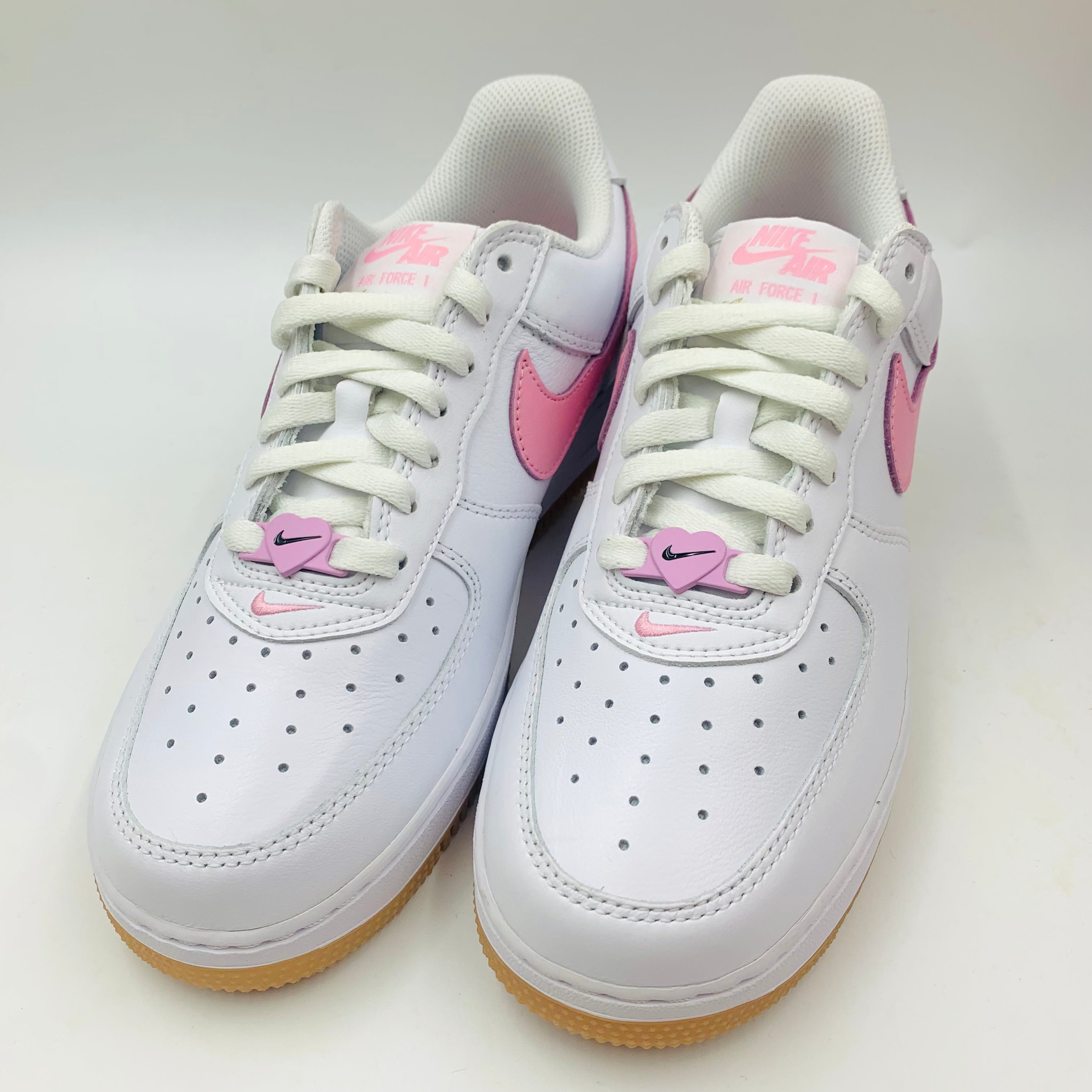 Pink Nike Heart Lace Locks