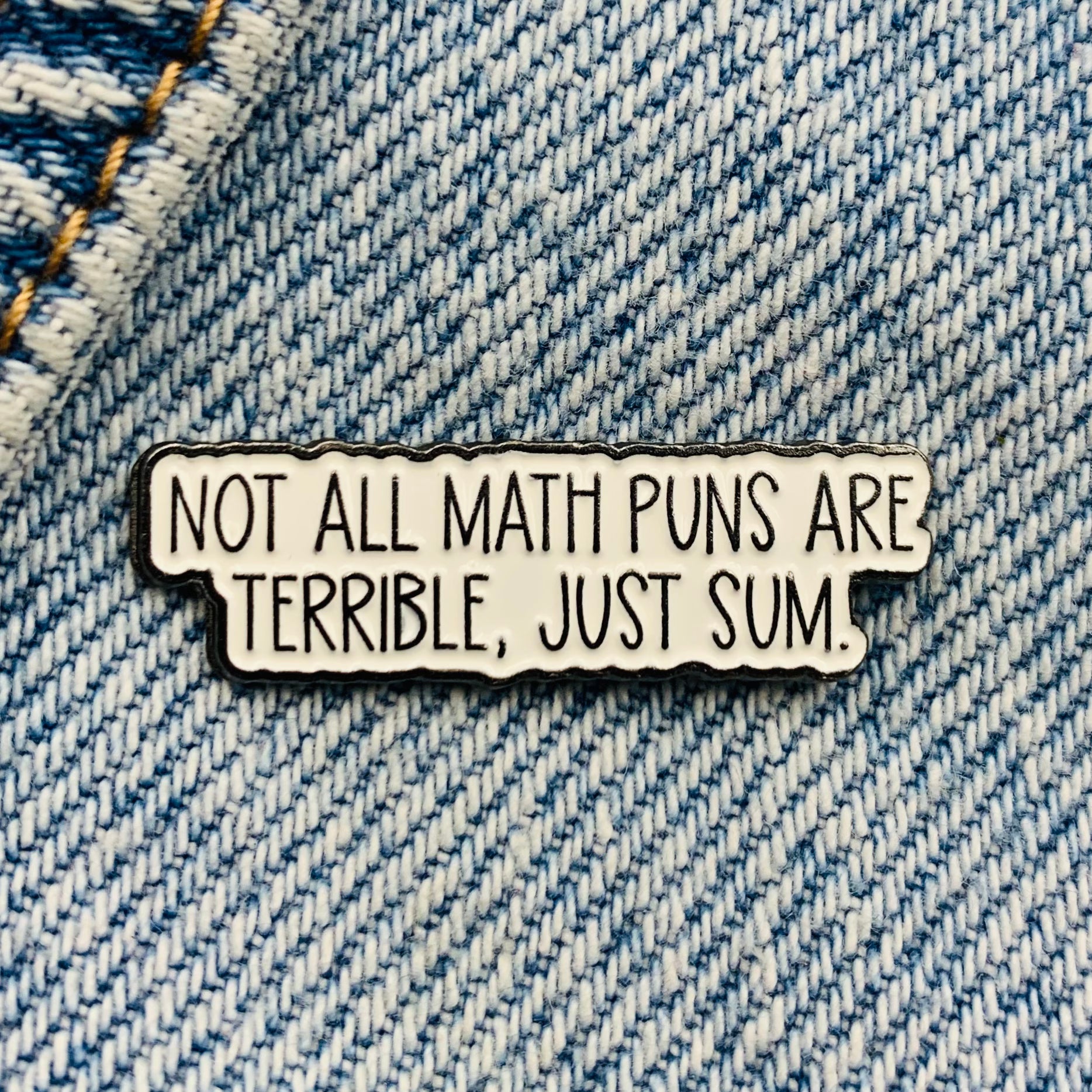 Math Enamel Pin