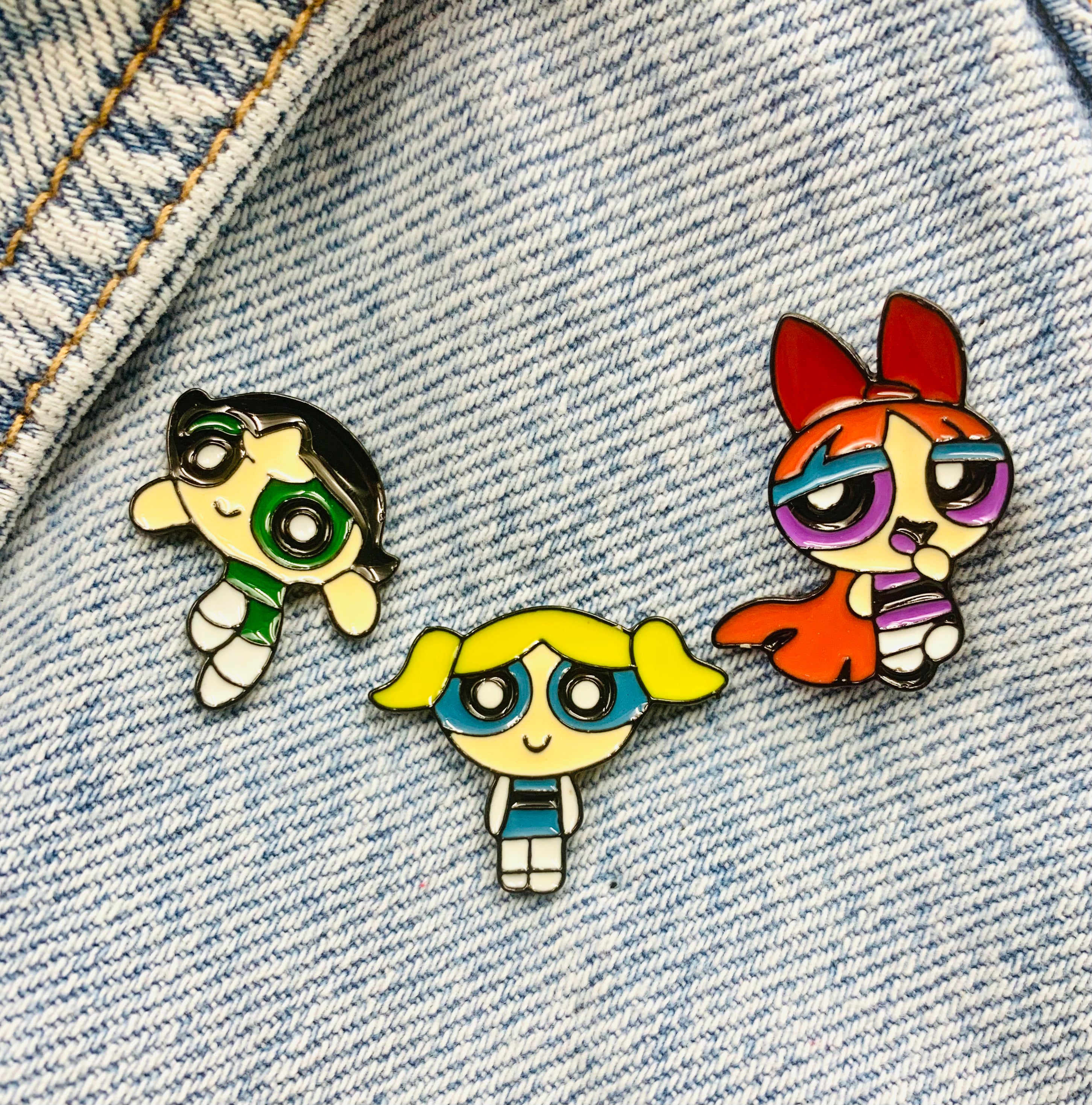 Power Puff Girls Enamel Pin