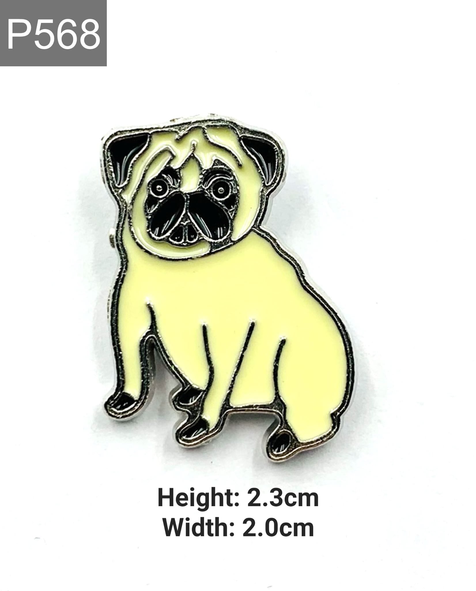 Bulldog Emaille Pins