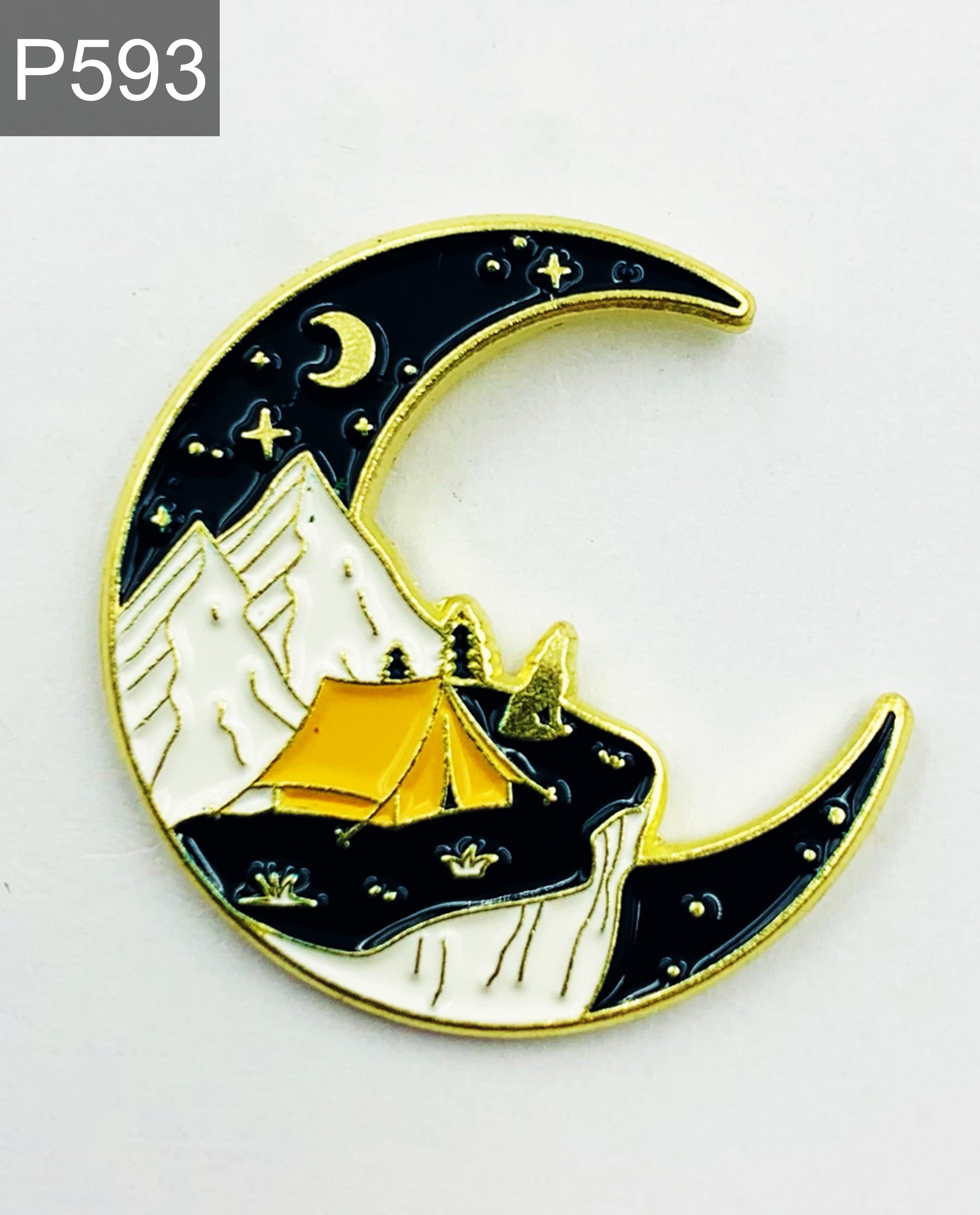 Camping Emaille Pins