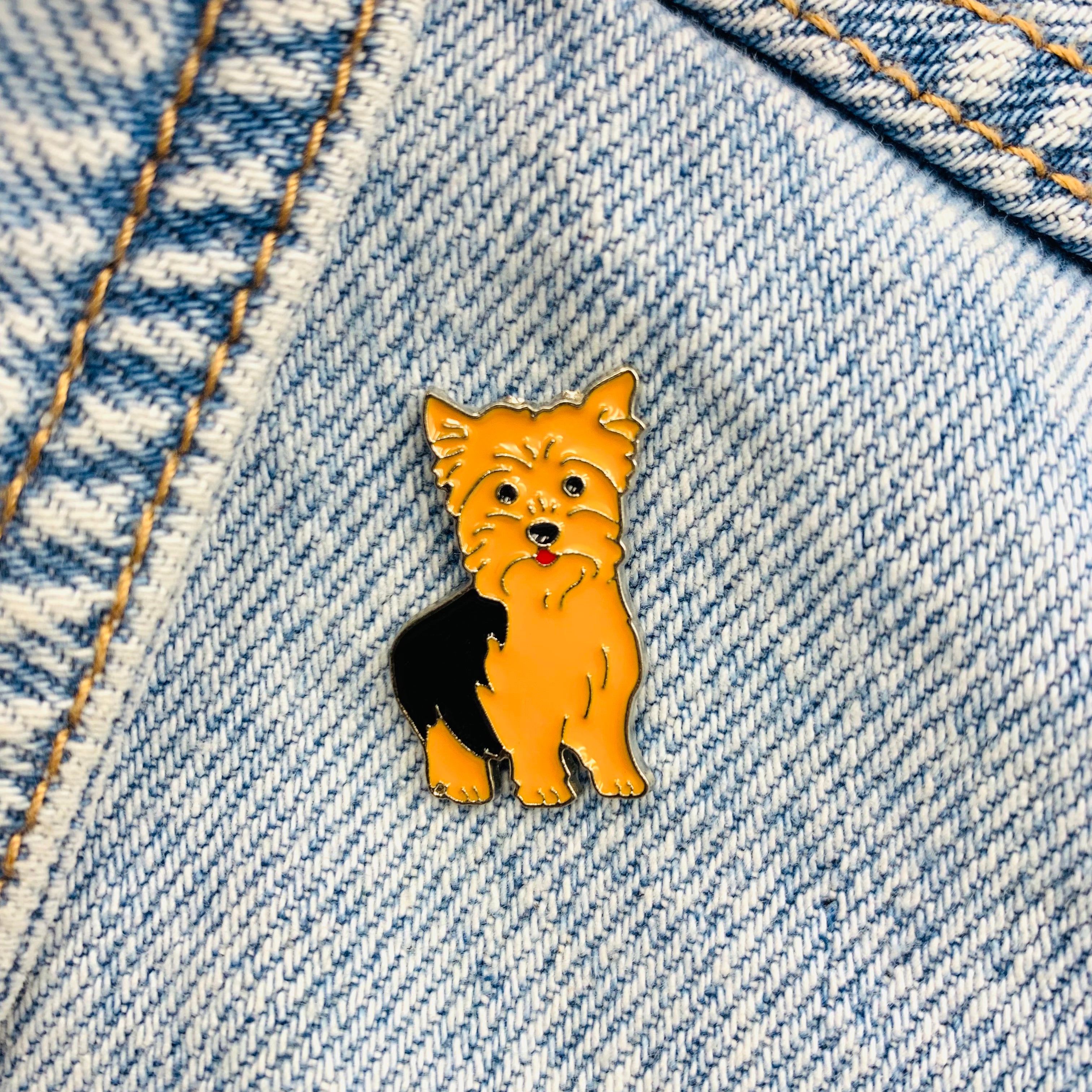 Yorkshire Terrier Emaille Pins