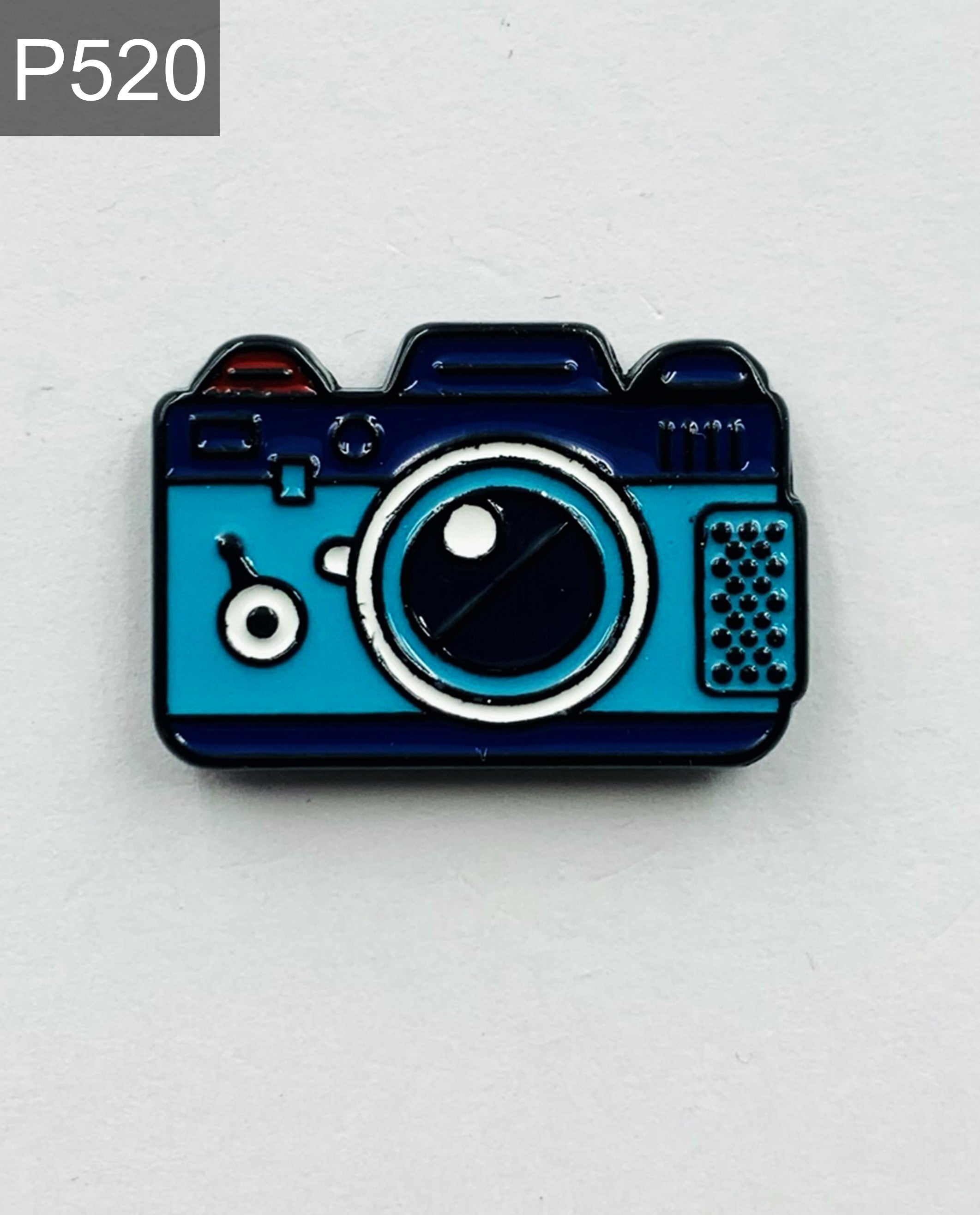 Blue Camera Enamel Pin