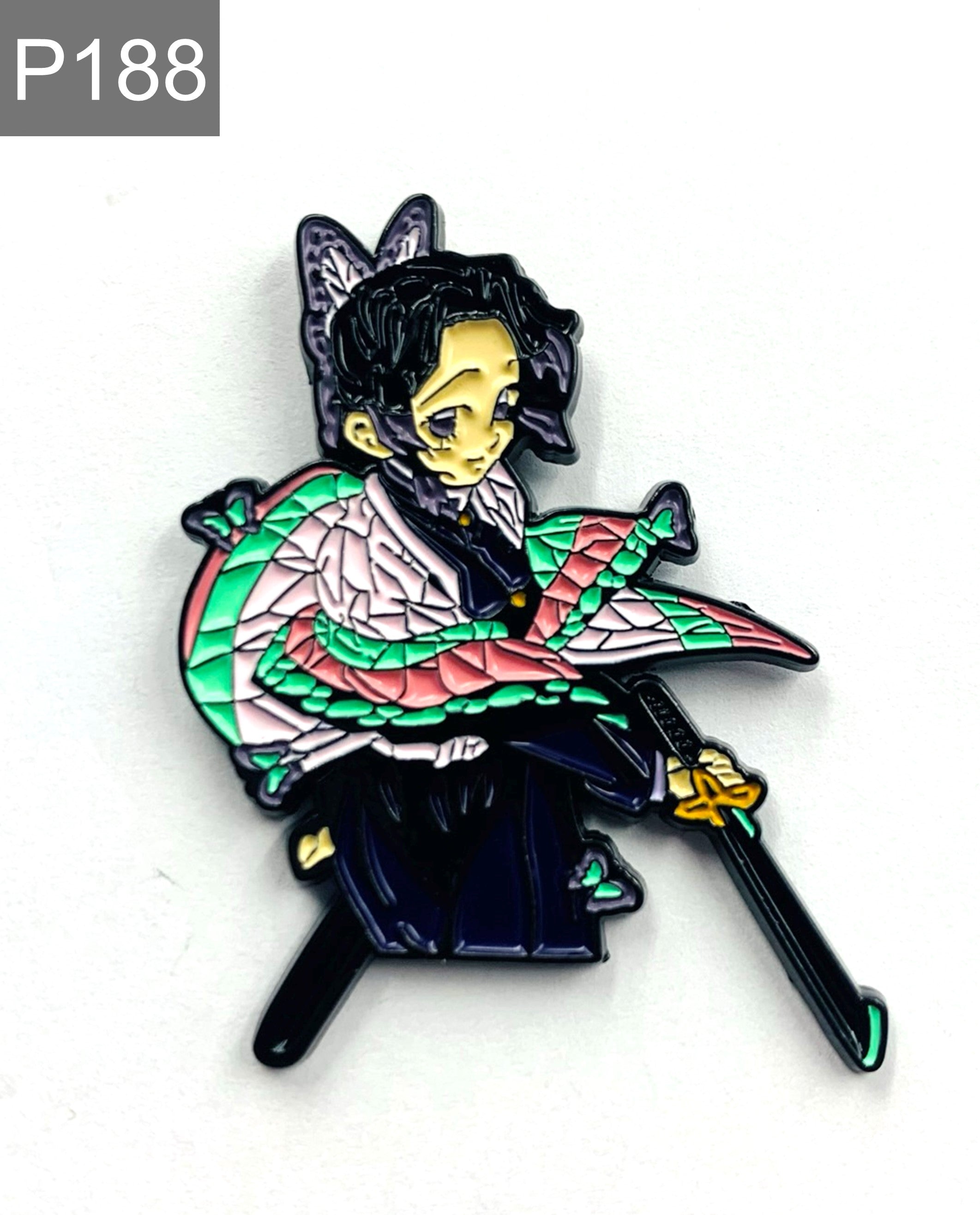 Shinobu Kocho Anime Emaille Pin 