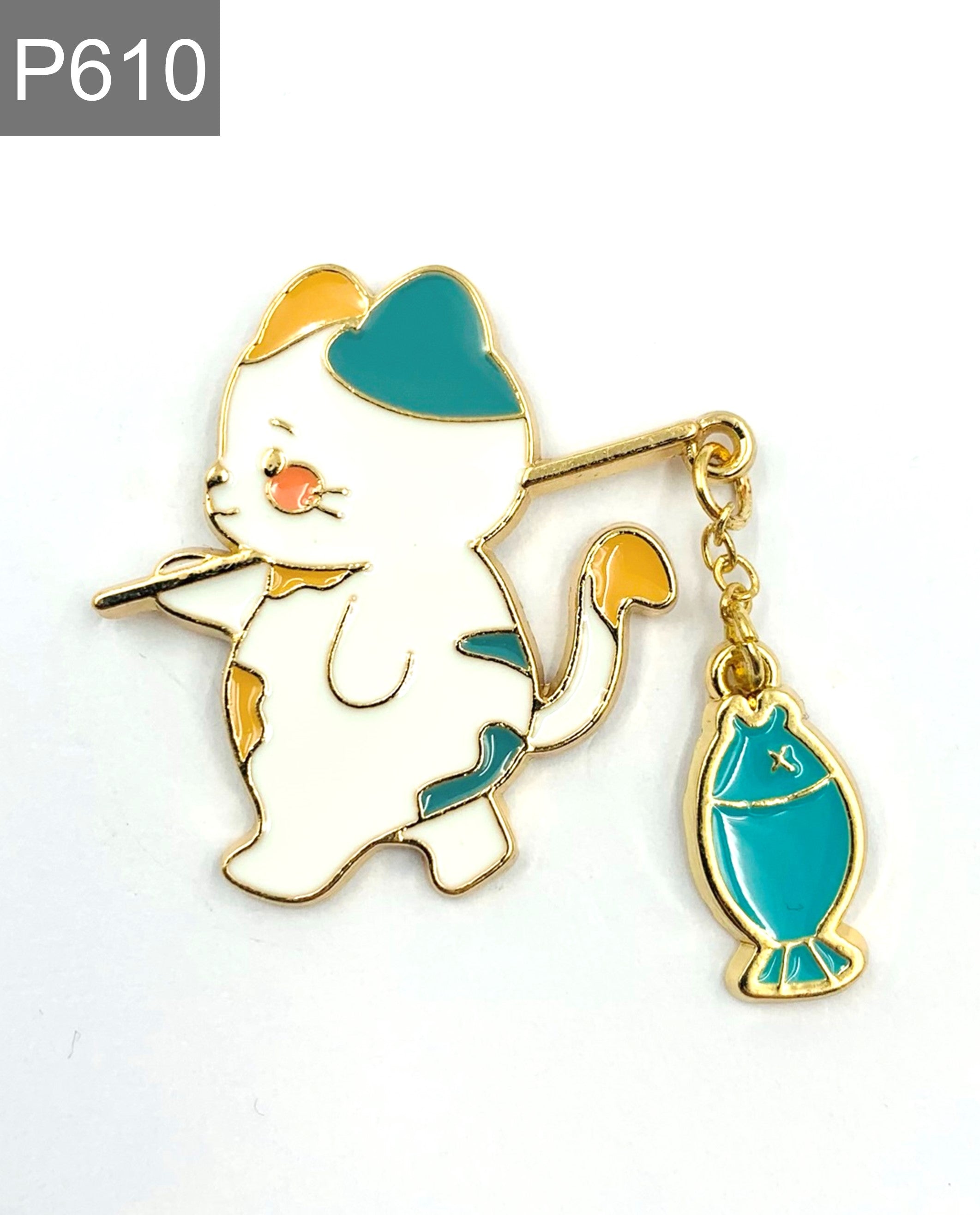 Cute Cat Emaille Pins